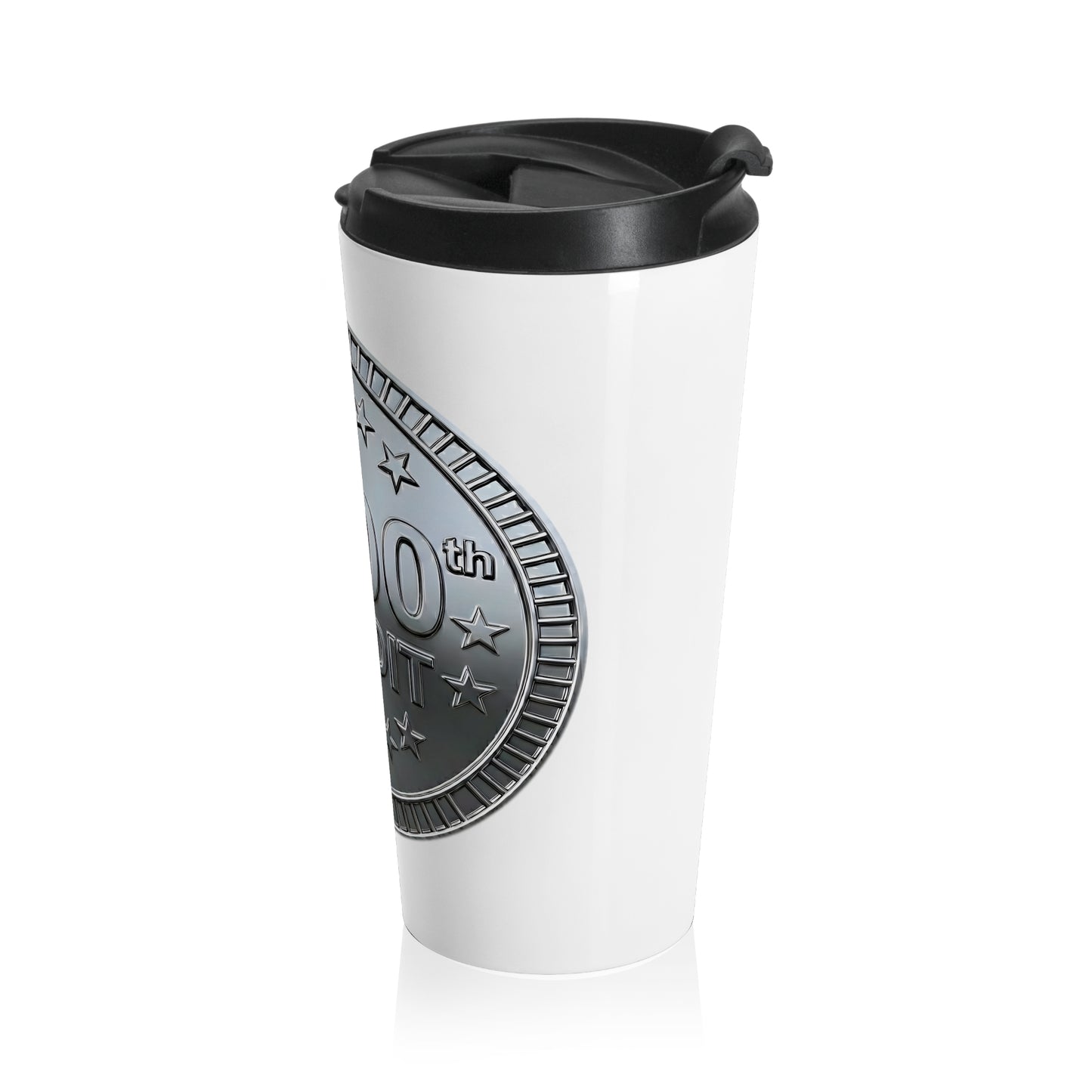 Platinum Coaster Club 1500th Credit Milestone Travel Mug - THOOSIEMERCH product image