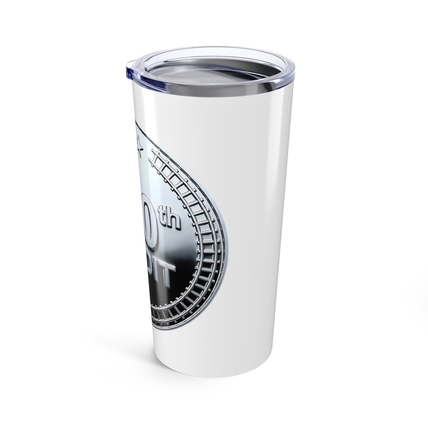 Silver Coaster Club 200th Credit Milestone Tumbler 20oz - THOOSIEMERCH product image