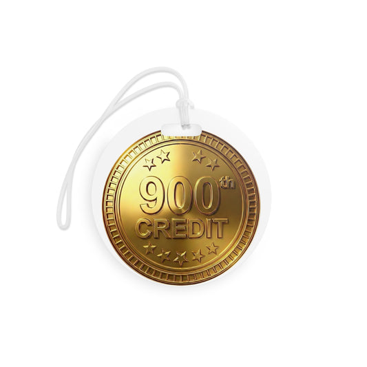 Gold Coaster Club 900th Credit Milestone Luggage Tag - THOOSIEMERCH product image