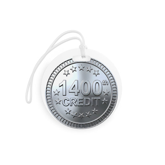 Platinum Coaster Club 1400th Credit Milestone Luggage Tag - THOOSIEMERCH product image
