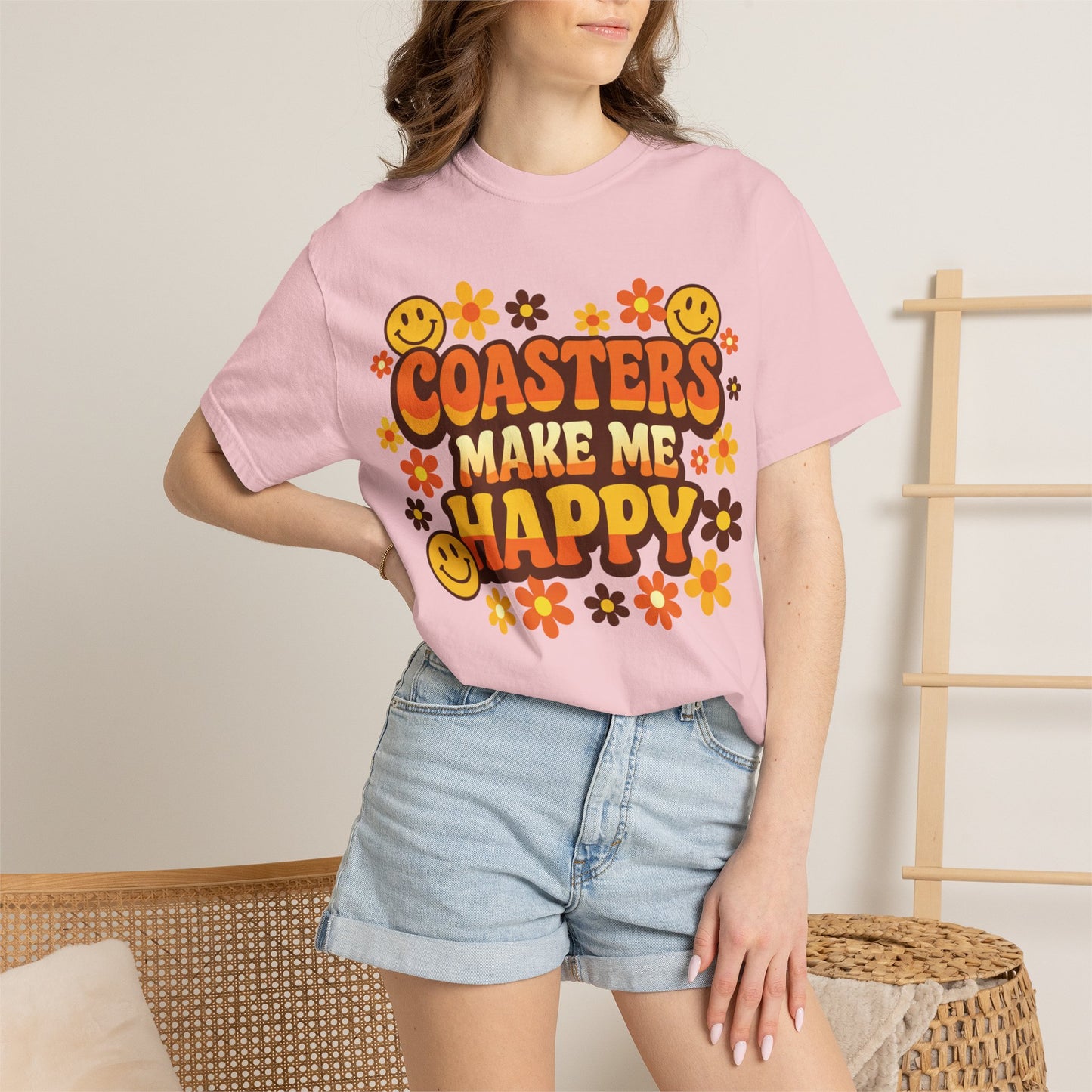 Coasters Make Me Happy Tee