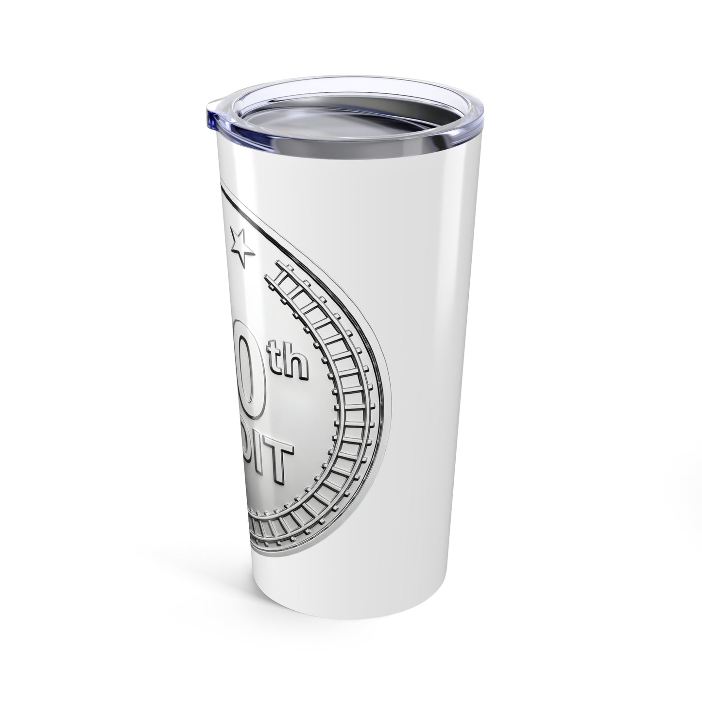 Silver Coaster Club 300th Credit Milestone Tumbler 20oz - THOOSIEMERCH product image