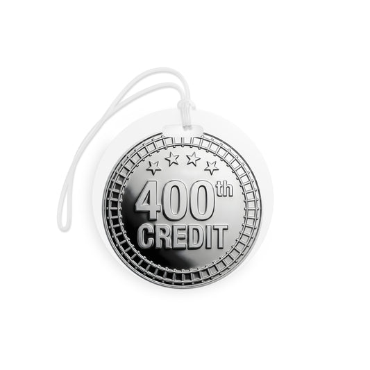 Silver Coaster Club 400th Credit Milestone Luggage Tag - THOOSIEMERCH product image