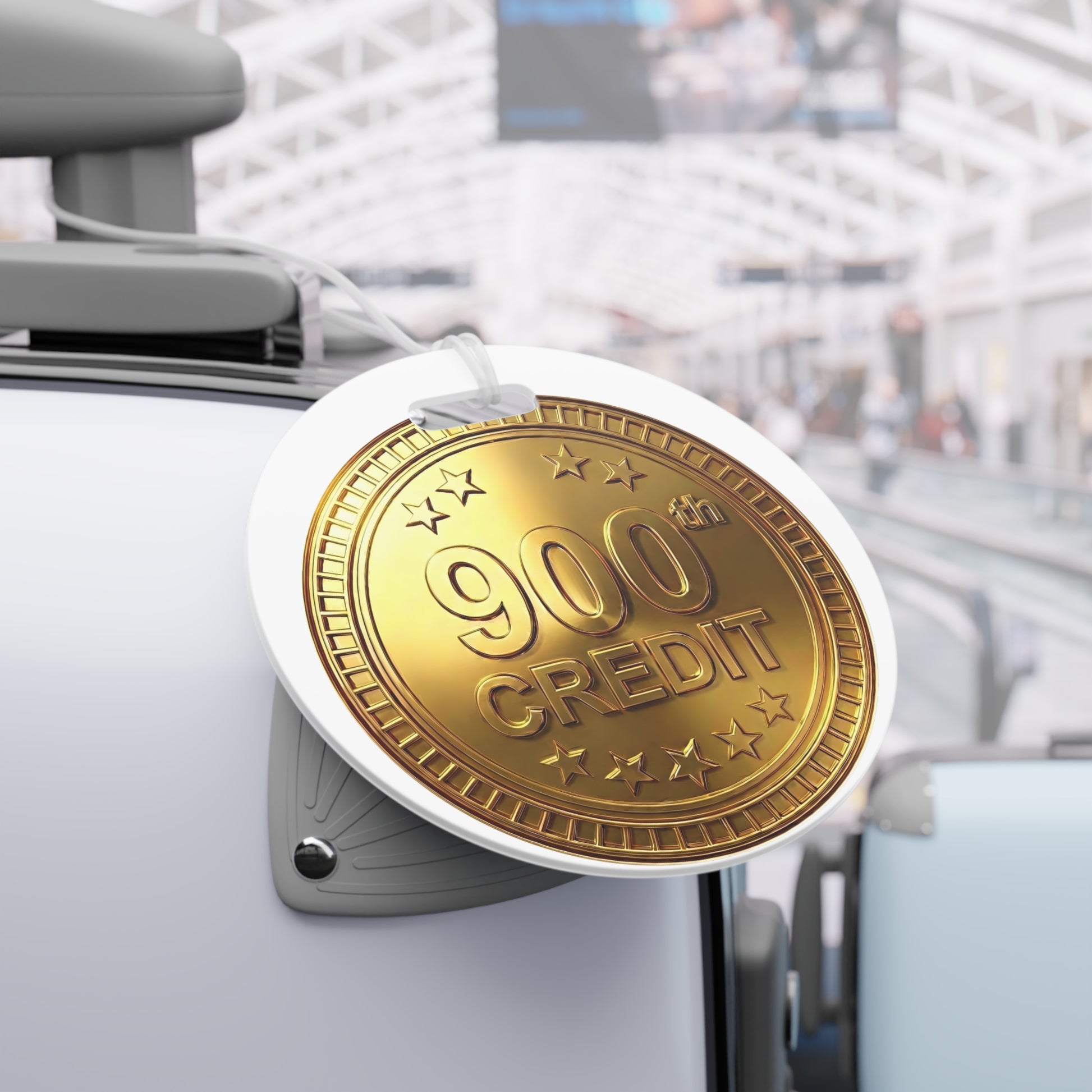 Gold Coaster Club 900th Credit Milestone Luggage Tag - THOOSIEMERCH product image
