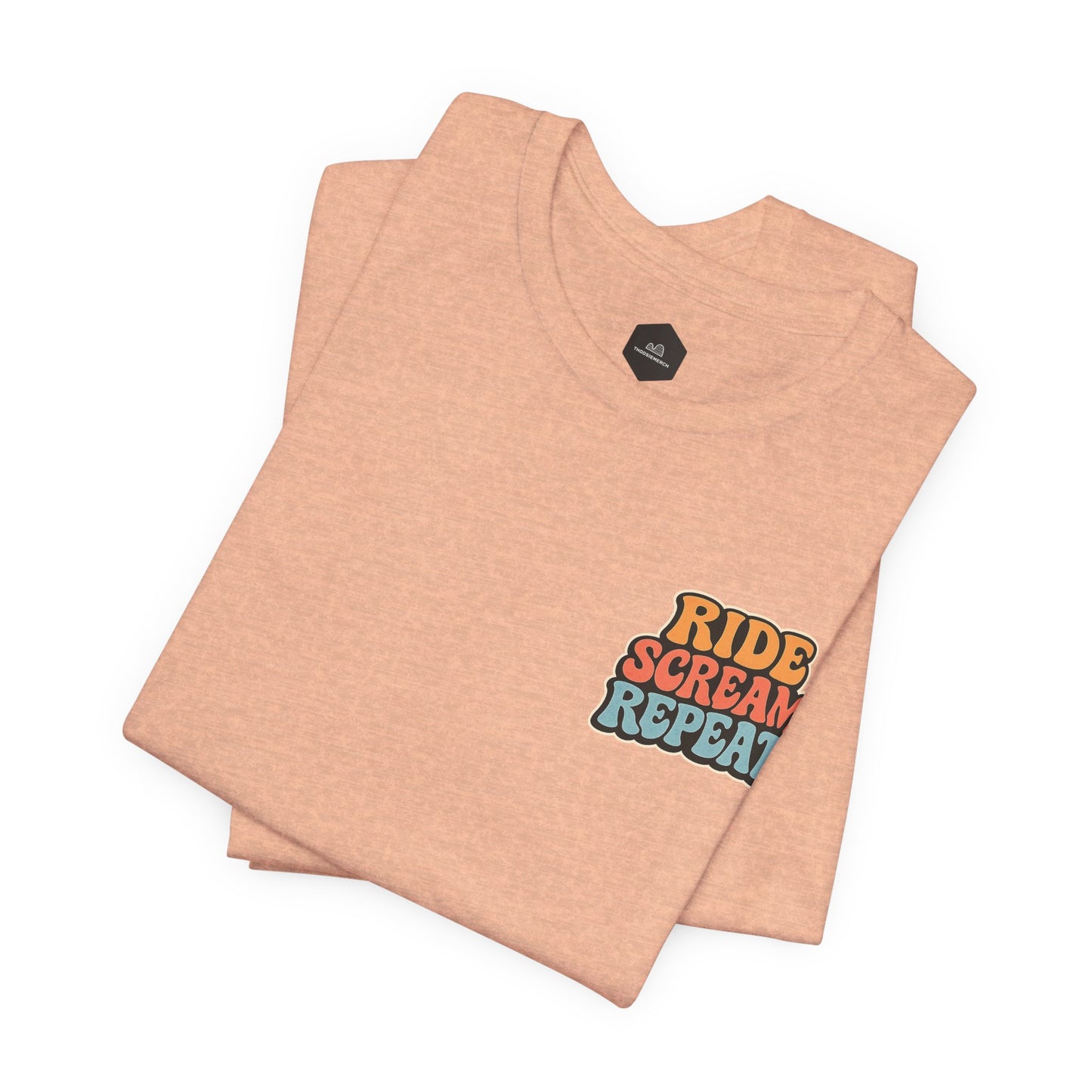Ride Scream Repeat Retro Tee