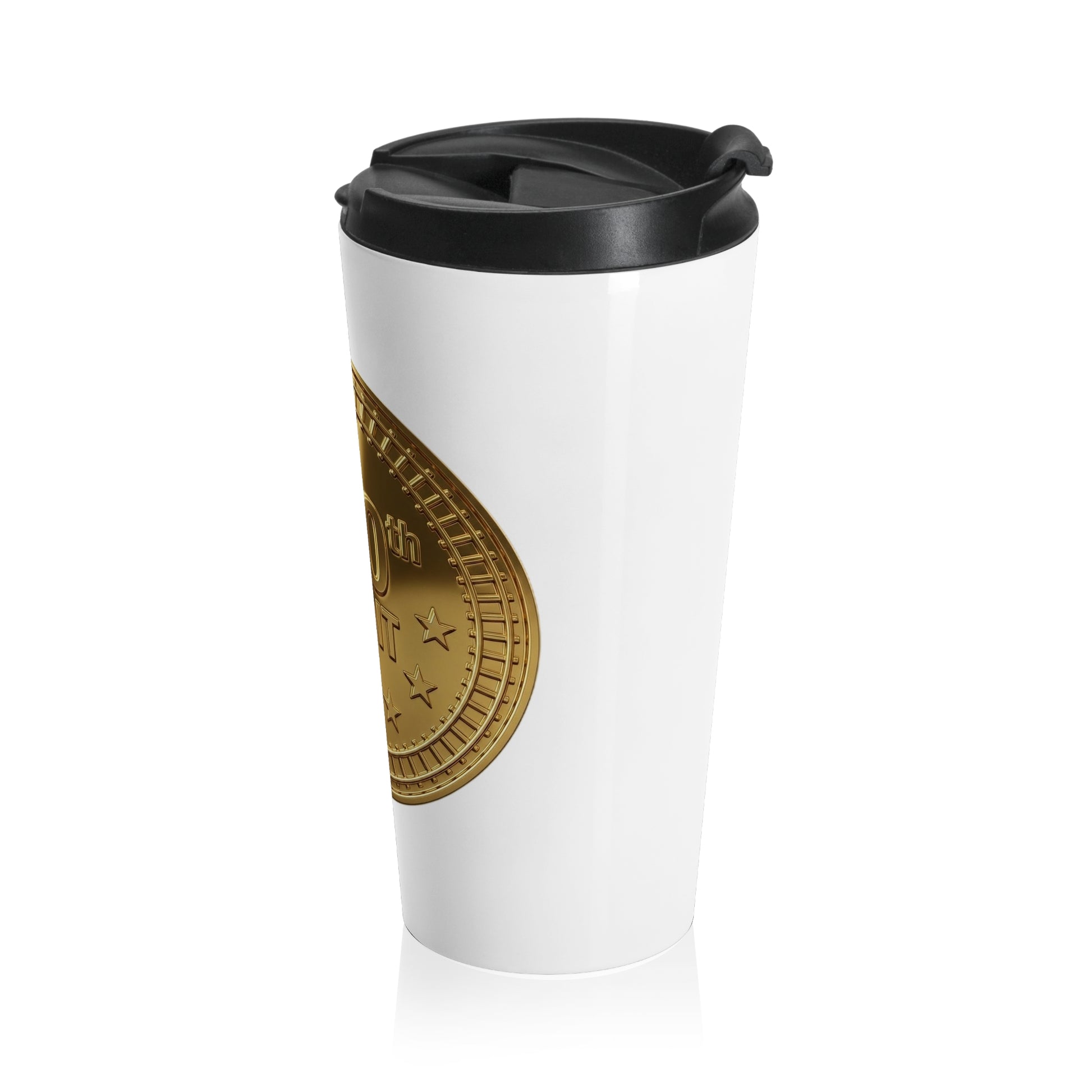 Gold Coaster Club 700th Credit Milestone Travel Mug - THOOSIEMERCH product image