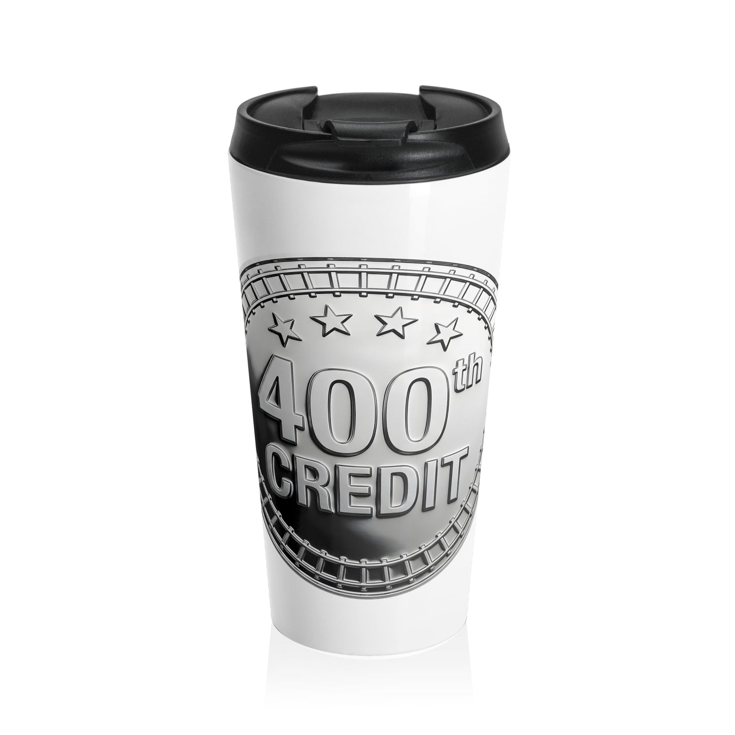 Silver Coaster Club 400th Credit Milestone Travel Mug - THOOSIEMERCH product image