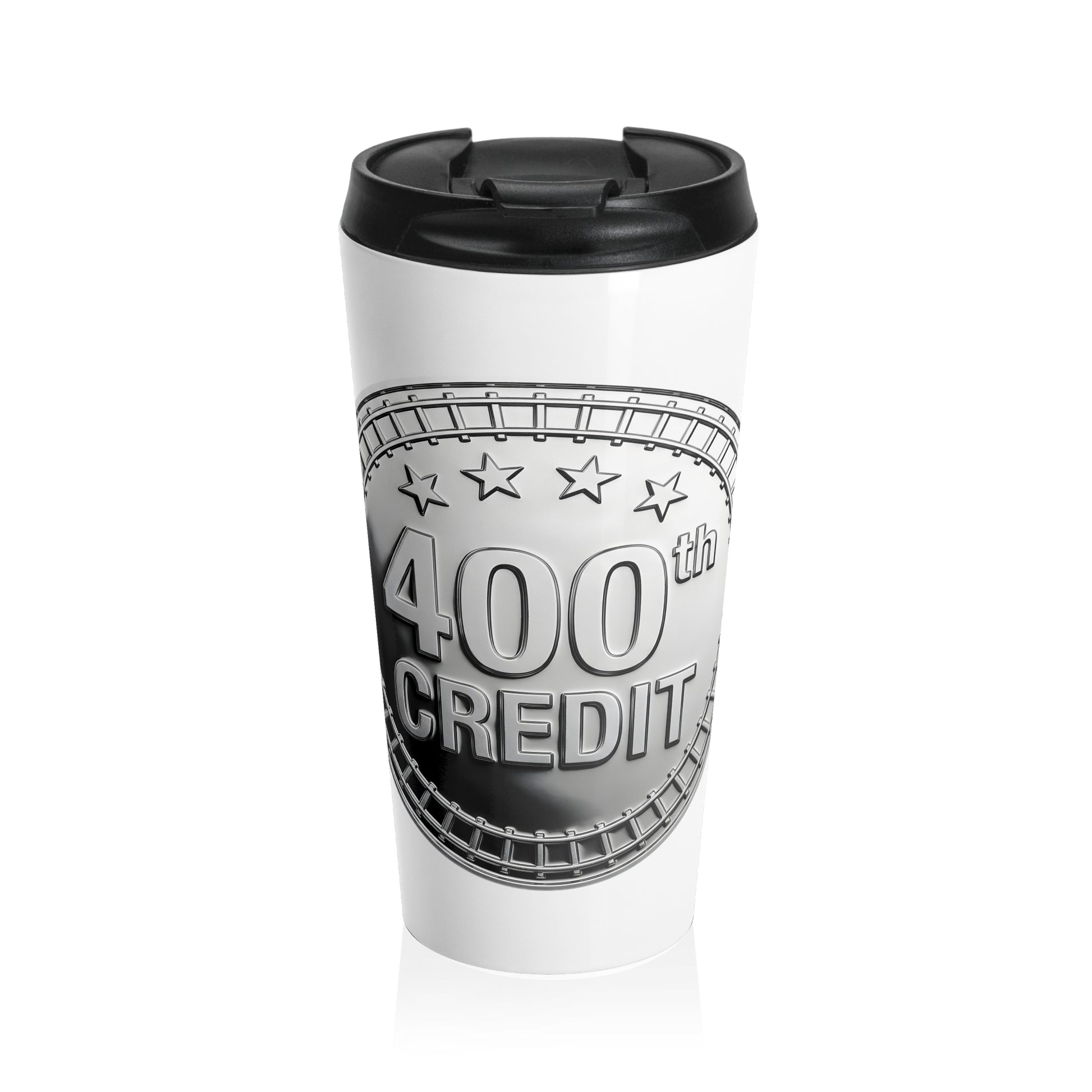 Silver Coaster Club 400th Credit Milestone Travel Mug - THOOSIEMERCH product image