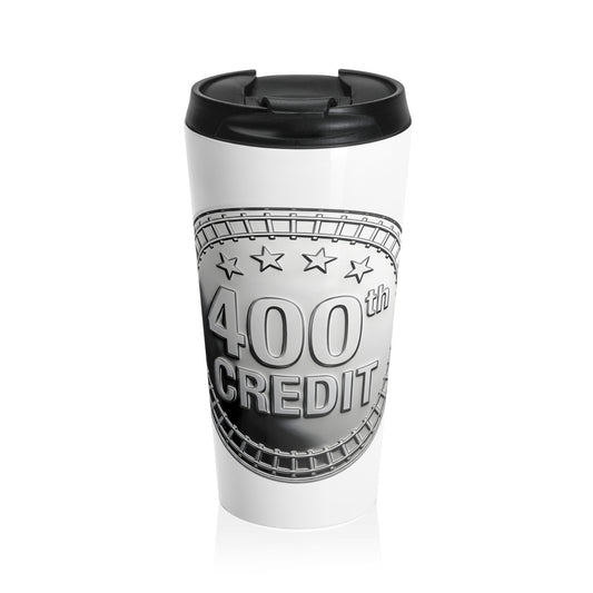 Silver Coaster Club 400th Credit Milestone Travel Mug - THOOSIEMERCH product image