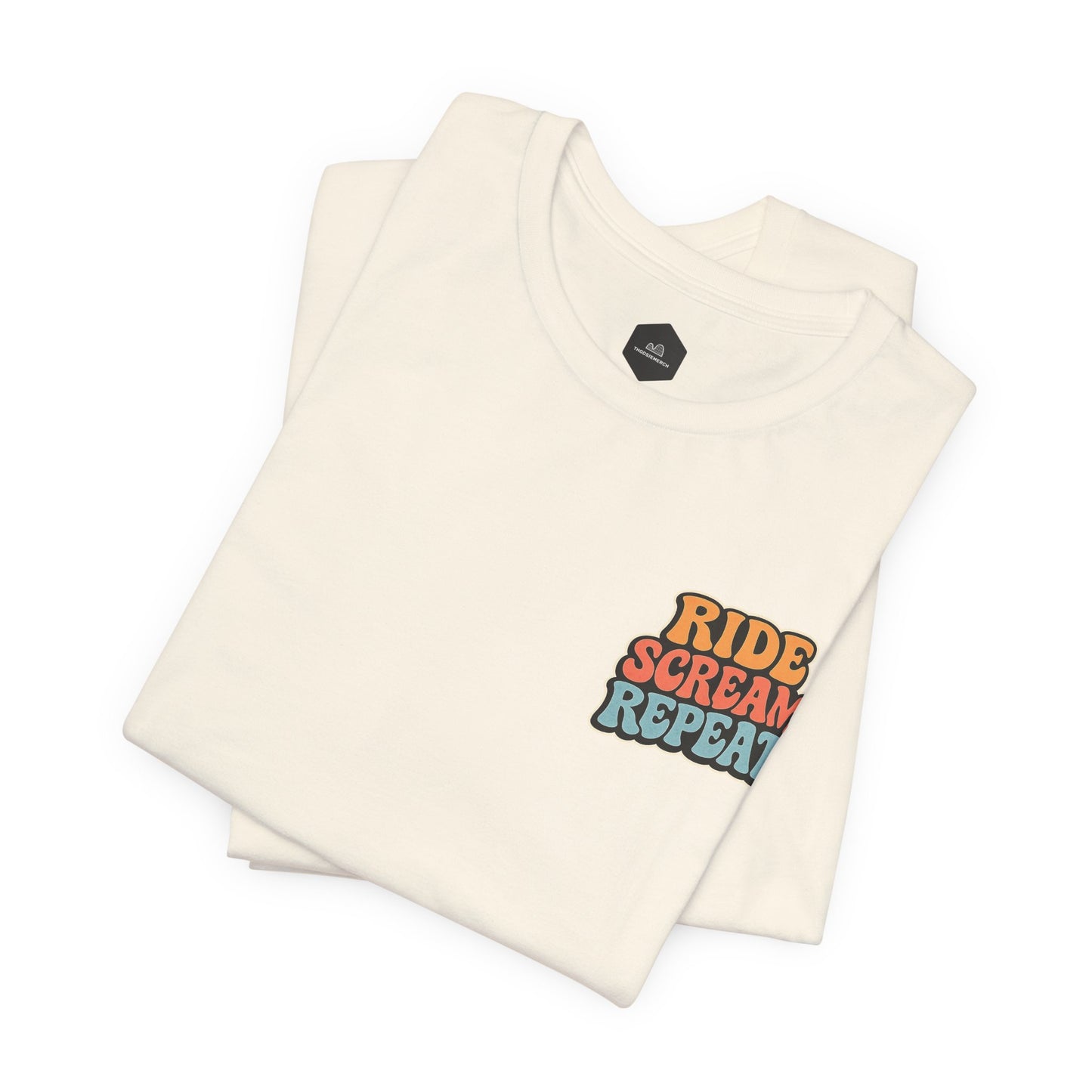 Ride Scream Repeat Retro Tee