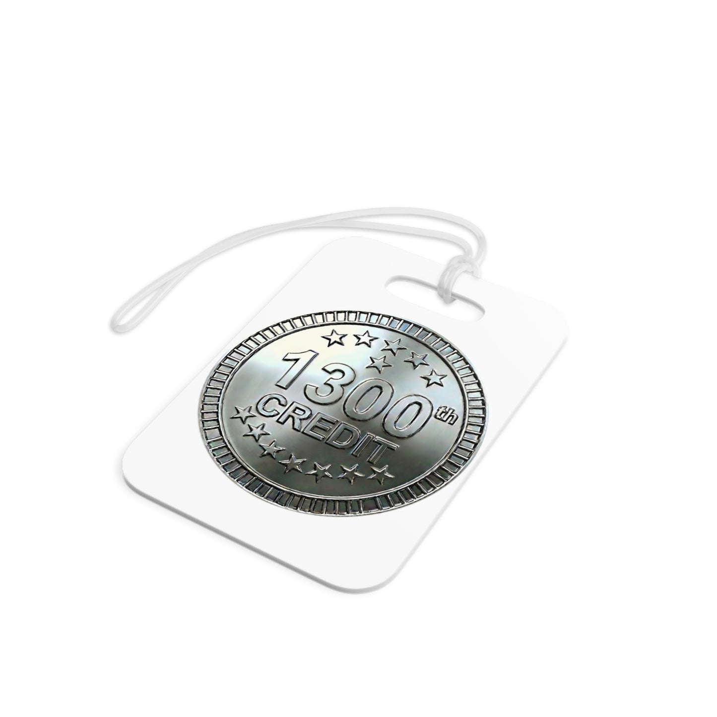 Platinum Coaster Club 1300th Credit Milestone Luggage Tag - THOOSIEMERCH product image