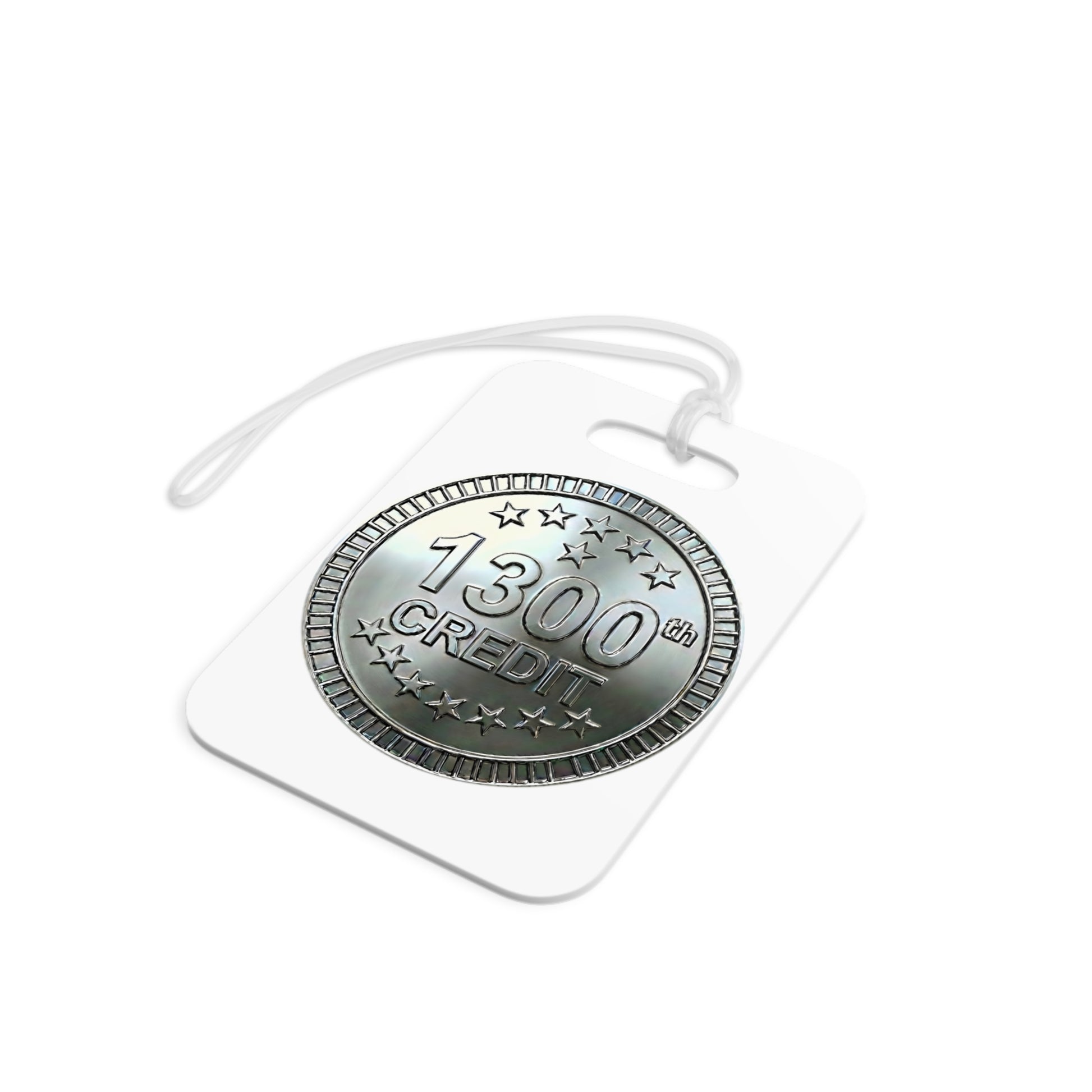 Platinum Coaster Club 1300th Credit Milestone Luggage Tag - THOOSIEMERCH product image