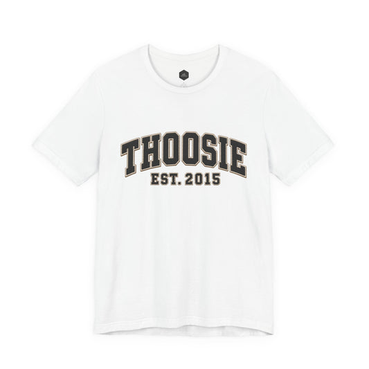 Born in 2015 Coaster Tee with vintage collegiate year graphic