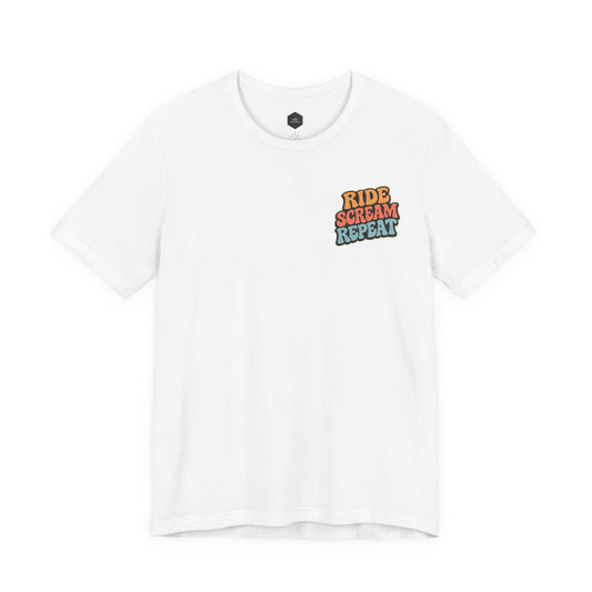 Ride Scream Repeat Retro Tee