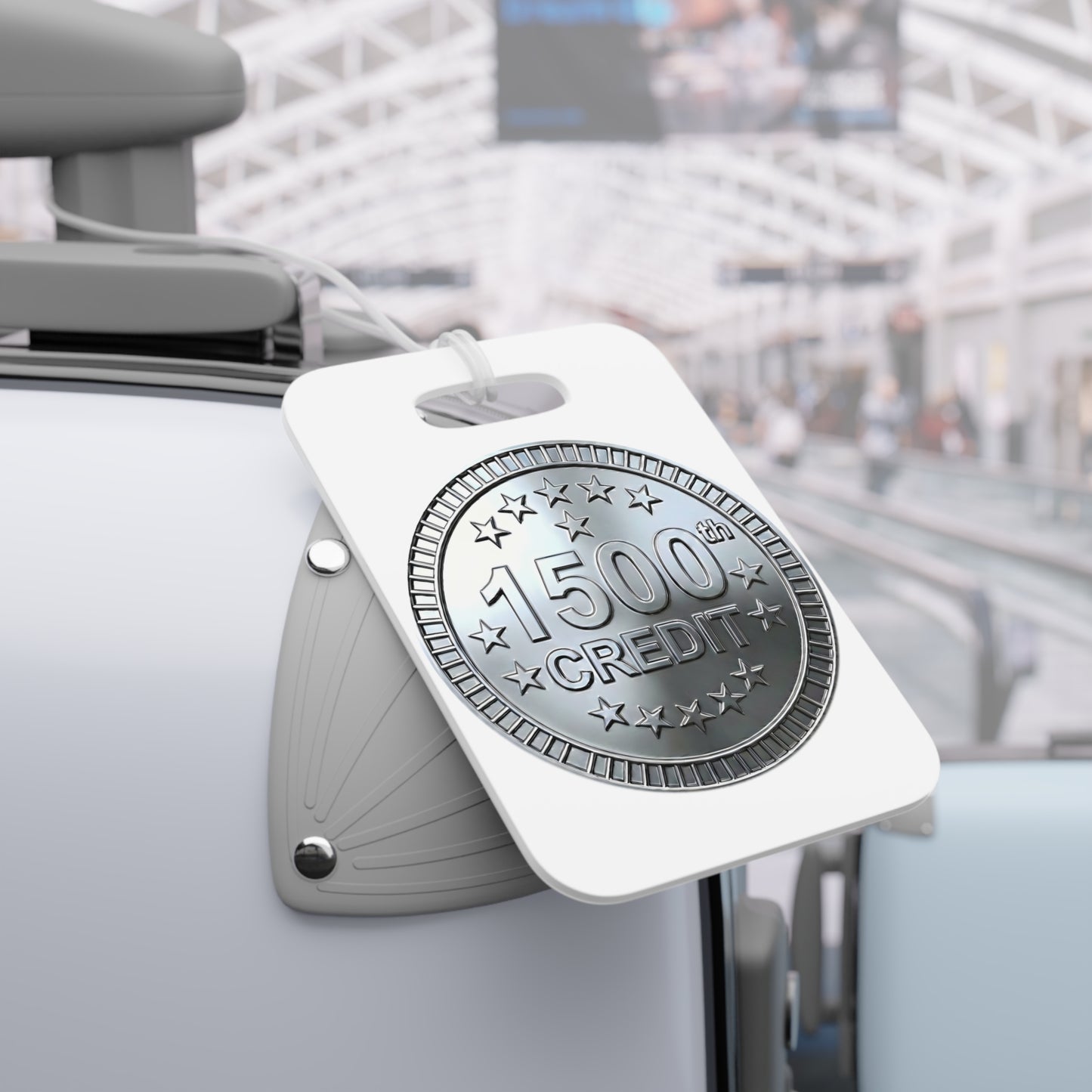 Platinum Coaster Club 1500th Credit Milestone Luggage Tag - THOOSIEMERCH product image