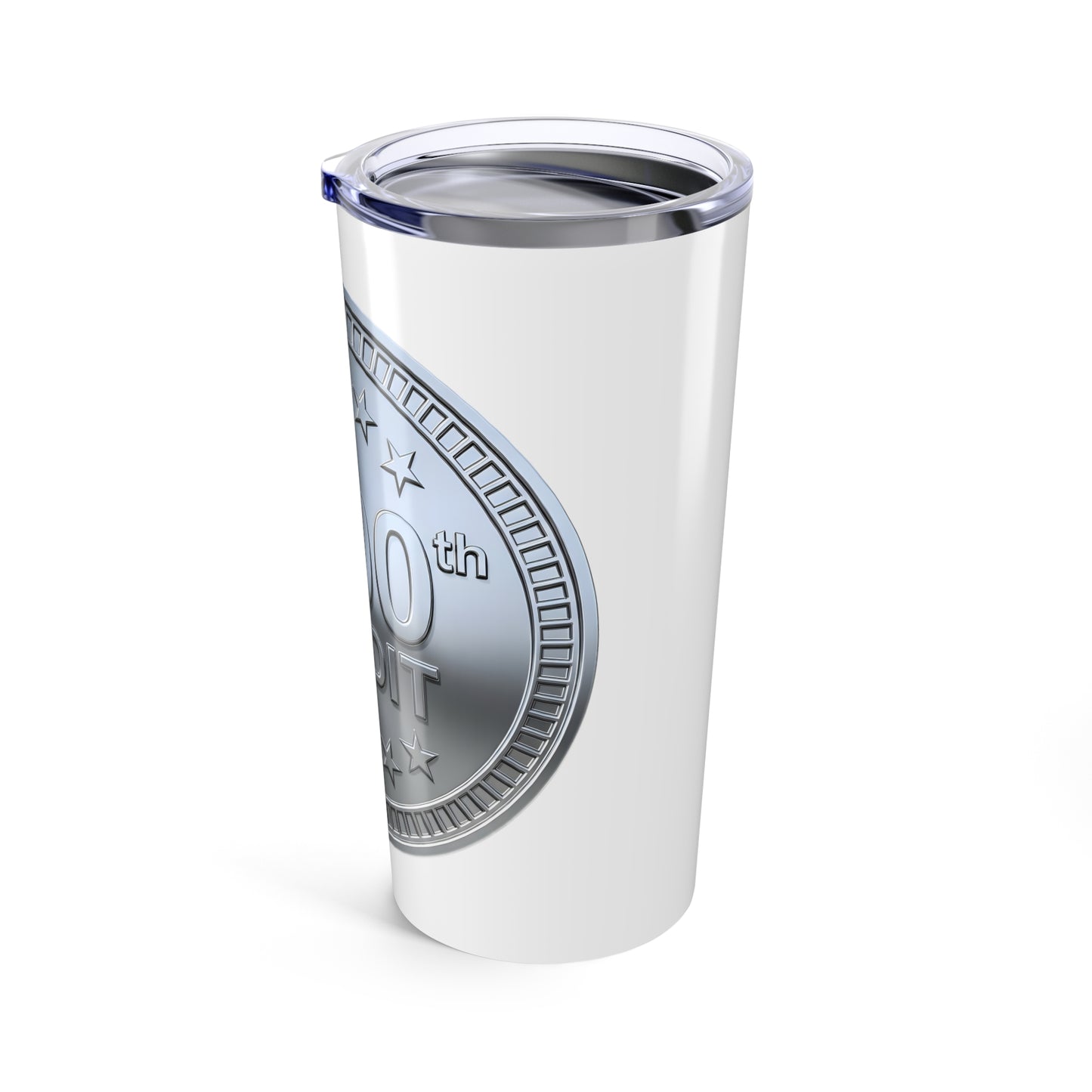 Platinum Coaster Club 1000th Credit Milestone Tumbler 20oz - THOOSIEMERCH product image