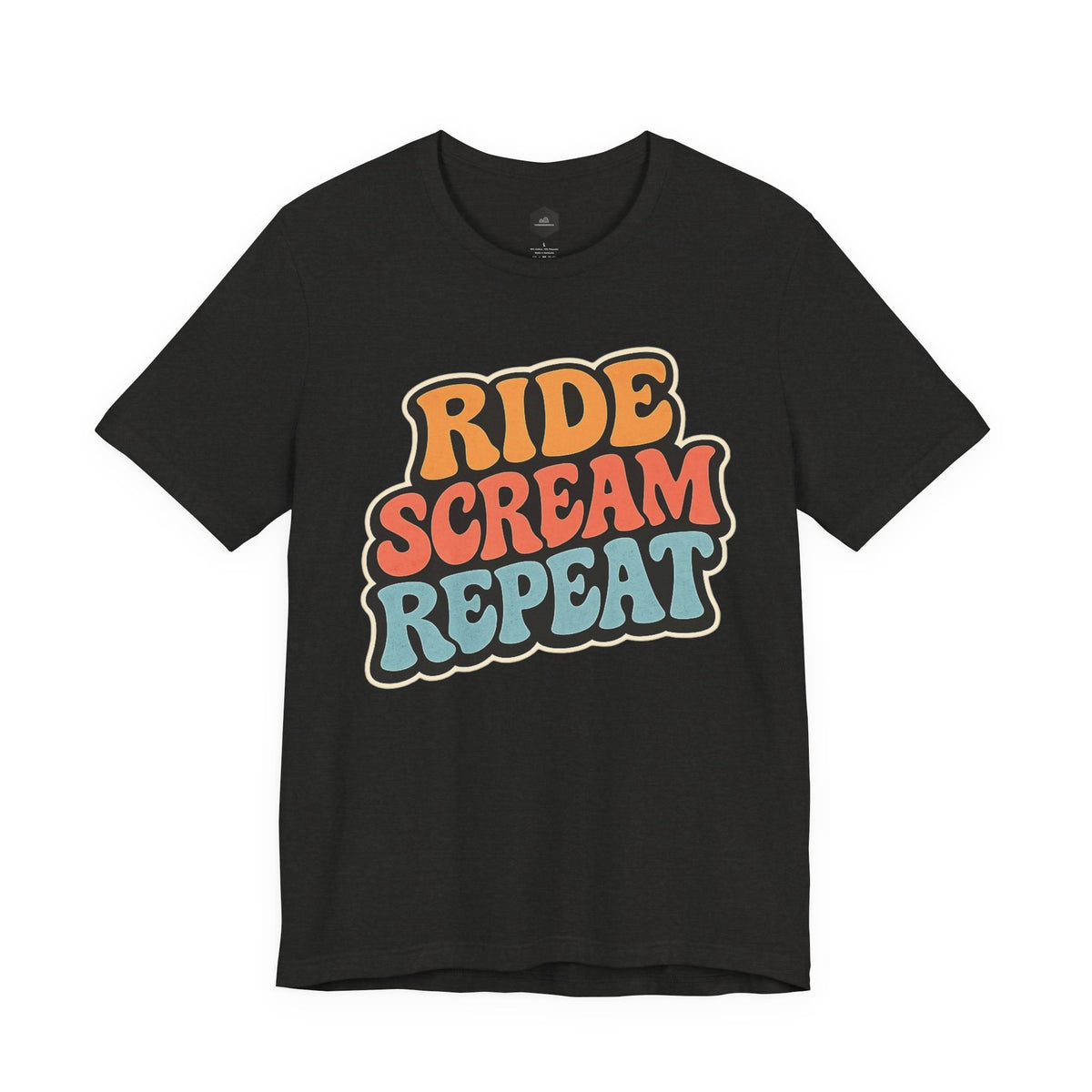 Ride Scream Repeat Retro Tee