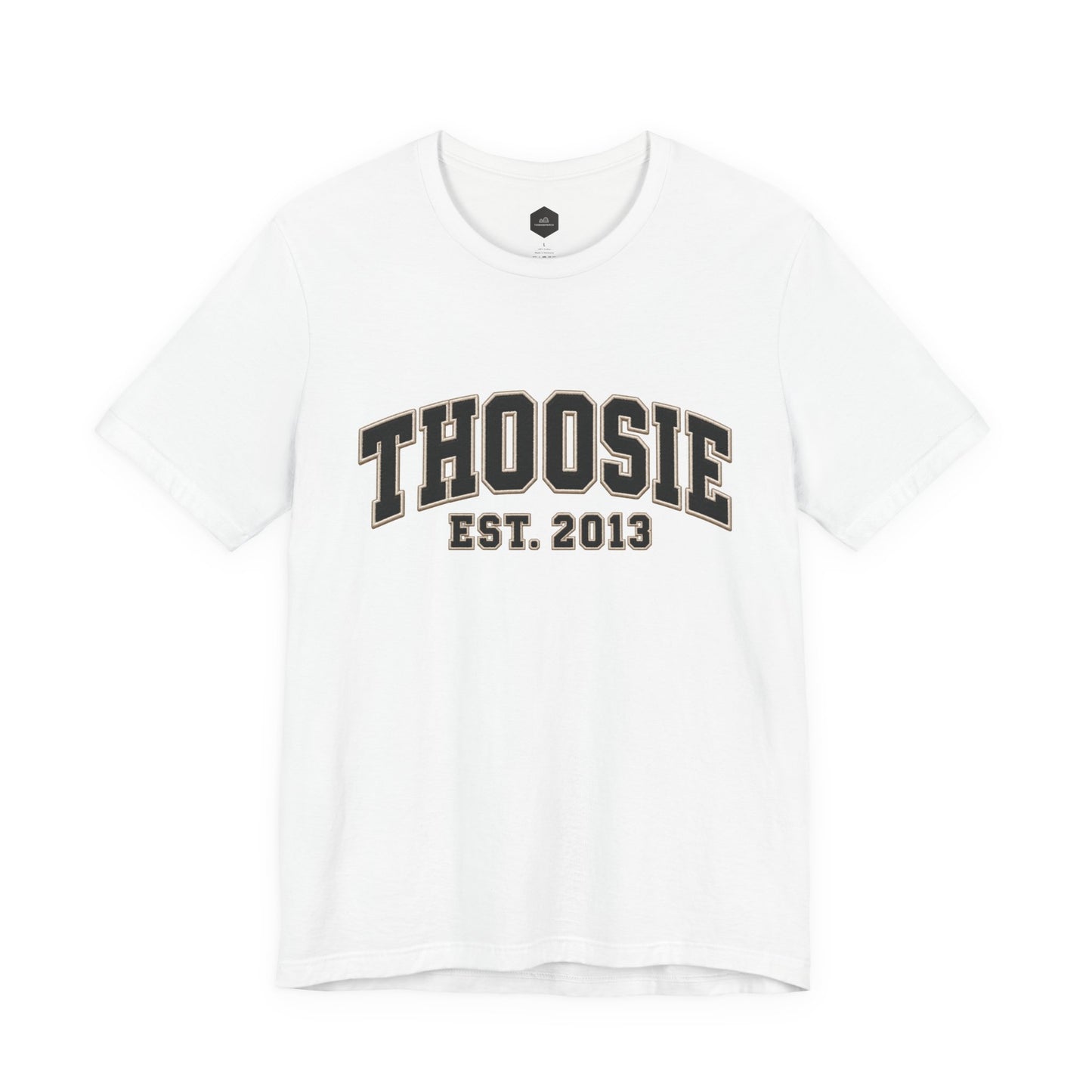 Born in 2013 Coaster Tee with vintage collegiate-style year graphic