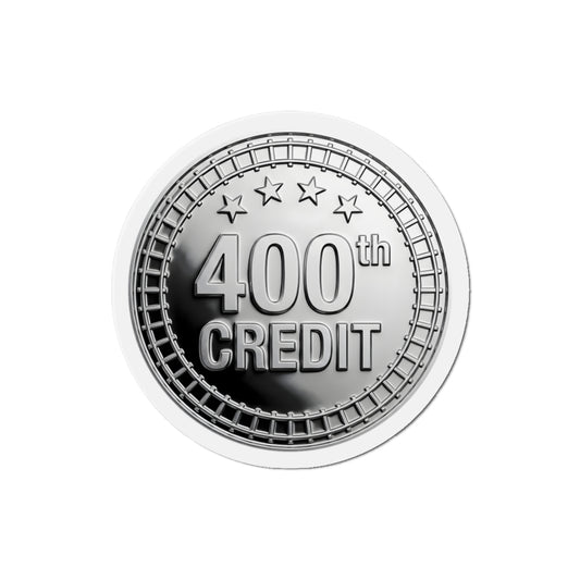 Silver Coaster Club 400th Credit Milestone Die-Cut Magnet - THOOSIEMERCH product image