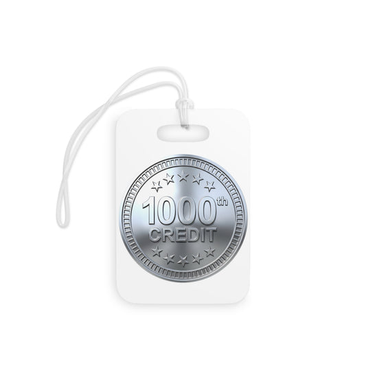 Platinum Coaster Club 1000th Credit Milestone Luggage Tag - THOOSIEMERCH product image