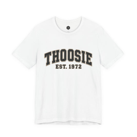 Born in 1972 Coaster Tee with vintage collegiate year graphic
