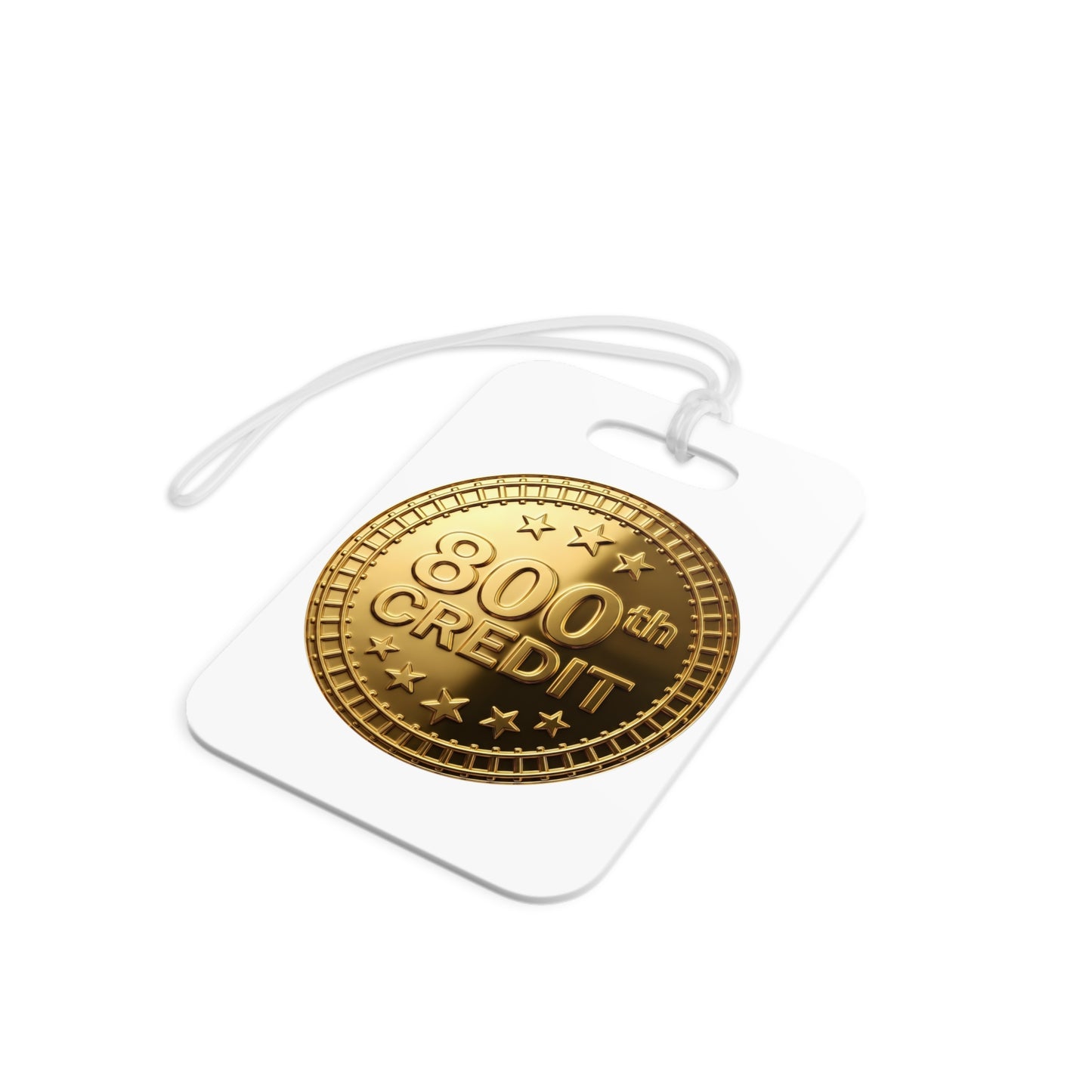 Gold Coaster Club 800th Credit Milestone Luggage Tag - THOOSIEMERCH product image