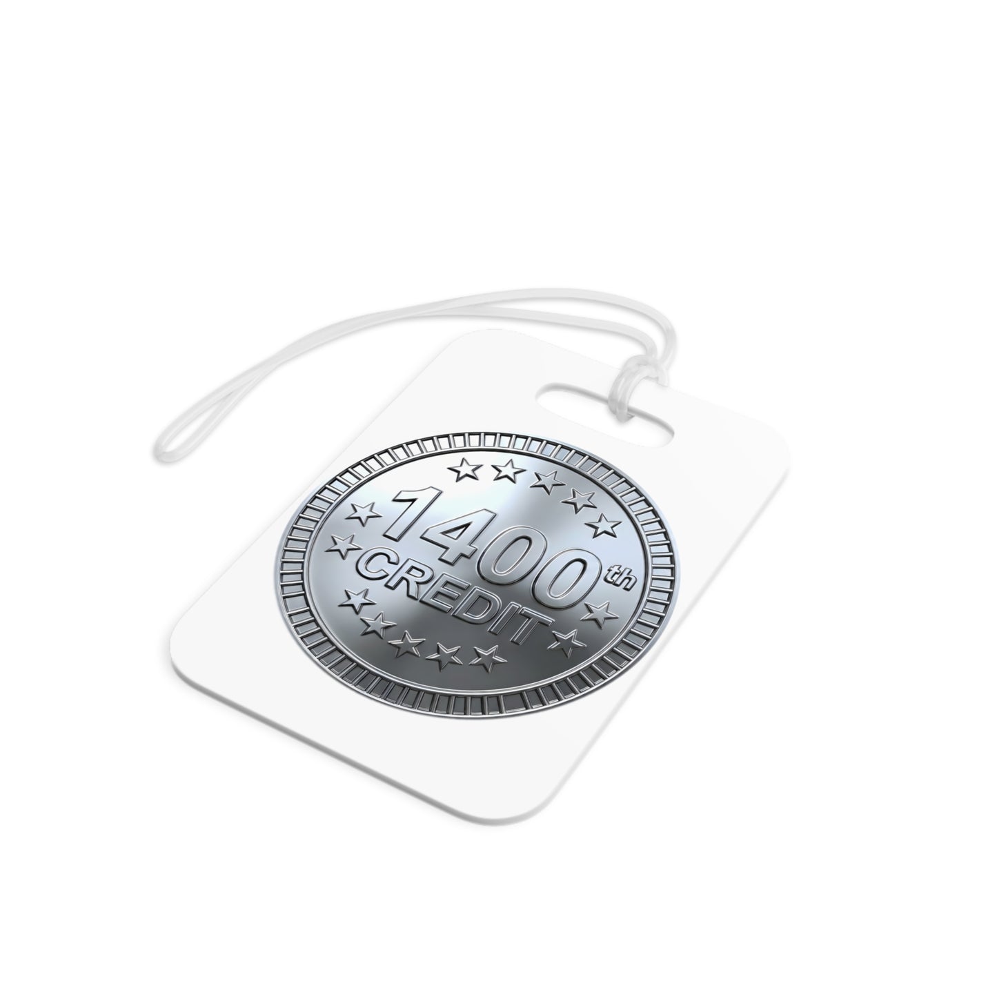 Platinum Coaster Club 1400th Credit Milestone Luggage Tag - THOOSIEMERCH product image