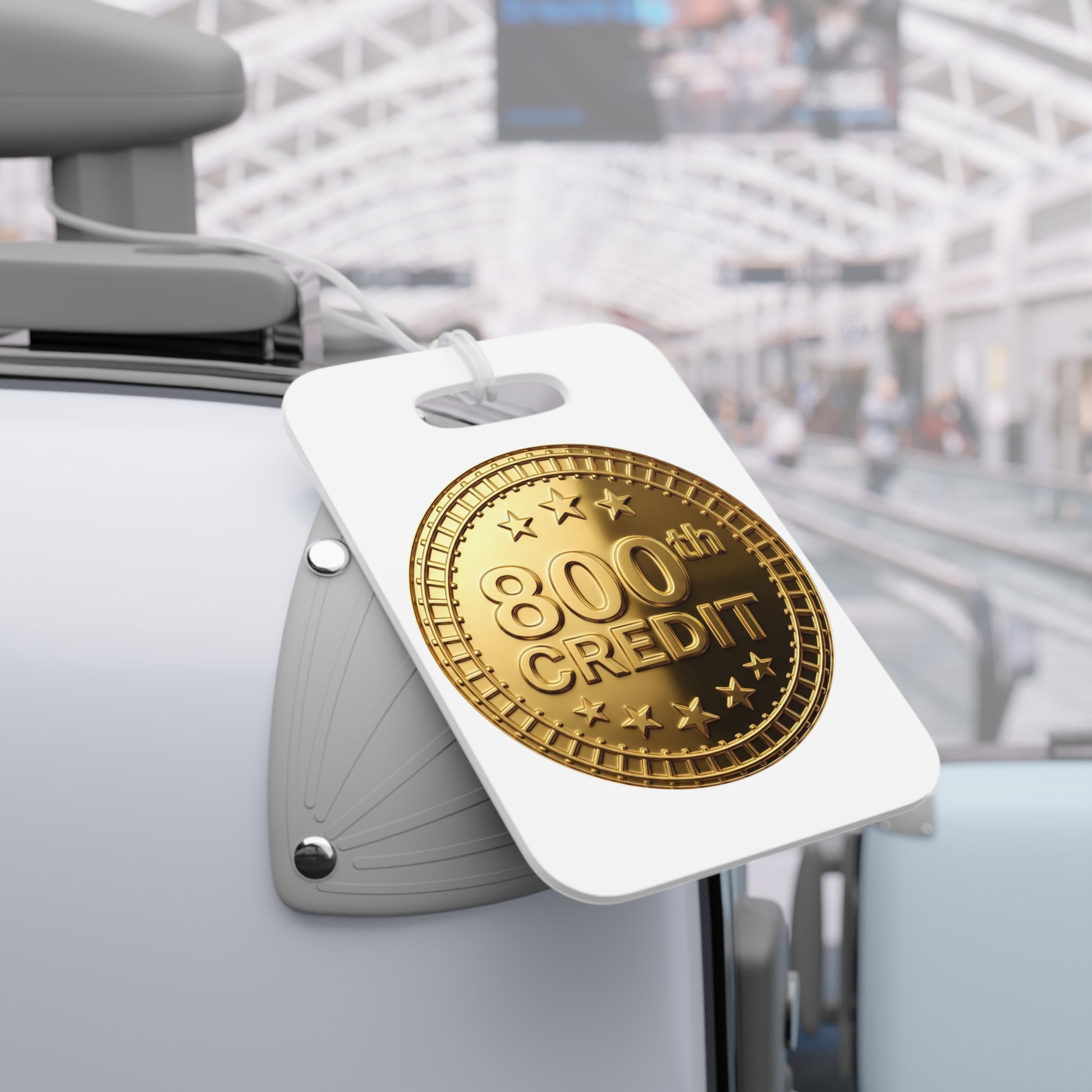 Gold Coaster Club 800th Credit Milestone Luggage Tag - THOOSIEMERCH product image