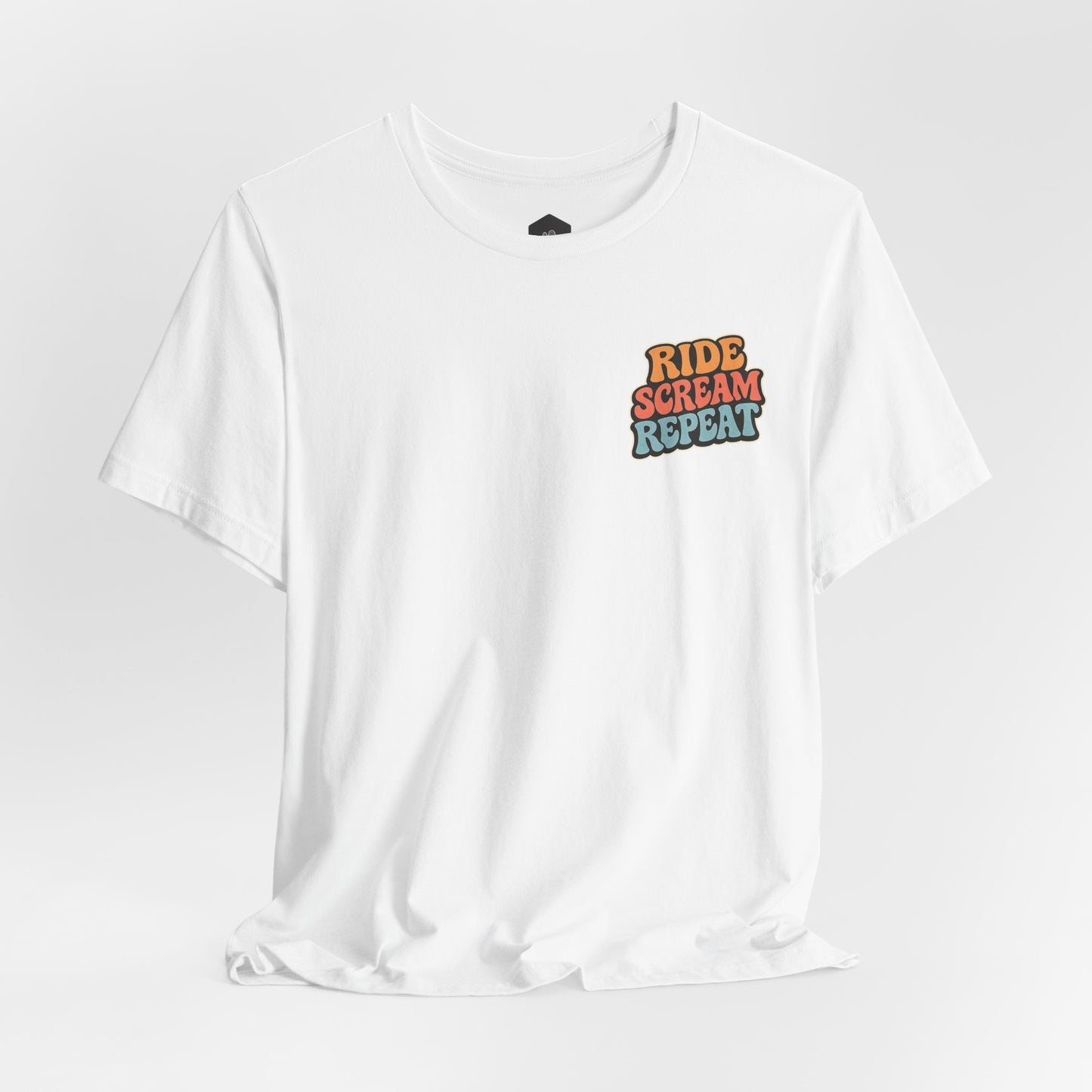 Ride Scream Repeat Retro Tee