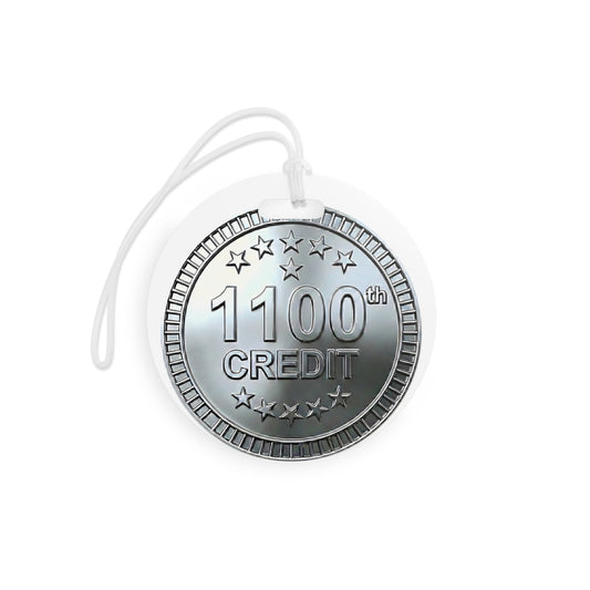 Platinum Coaster Club 1100th Credit Milestone Luggage Tag - THOOSIEMERCH product image