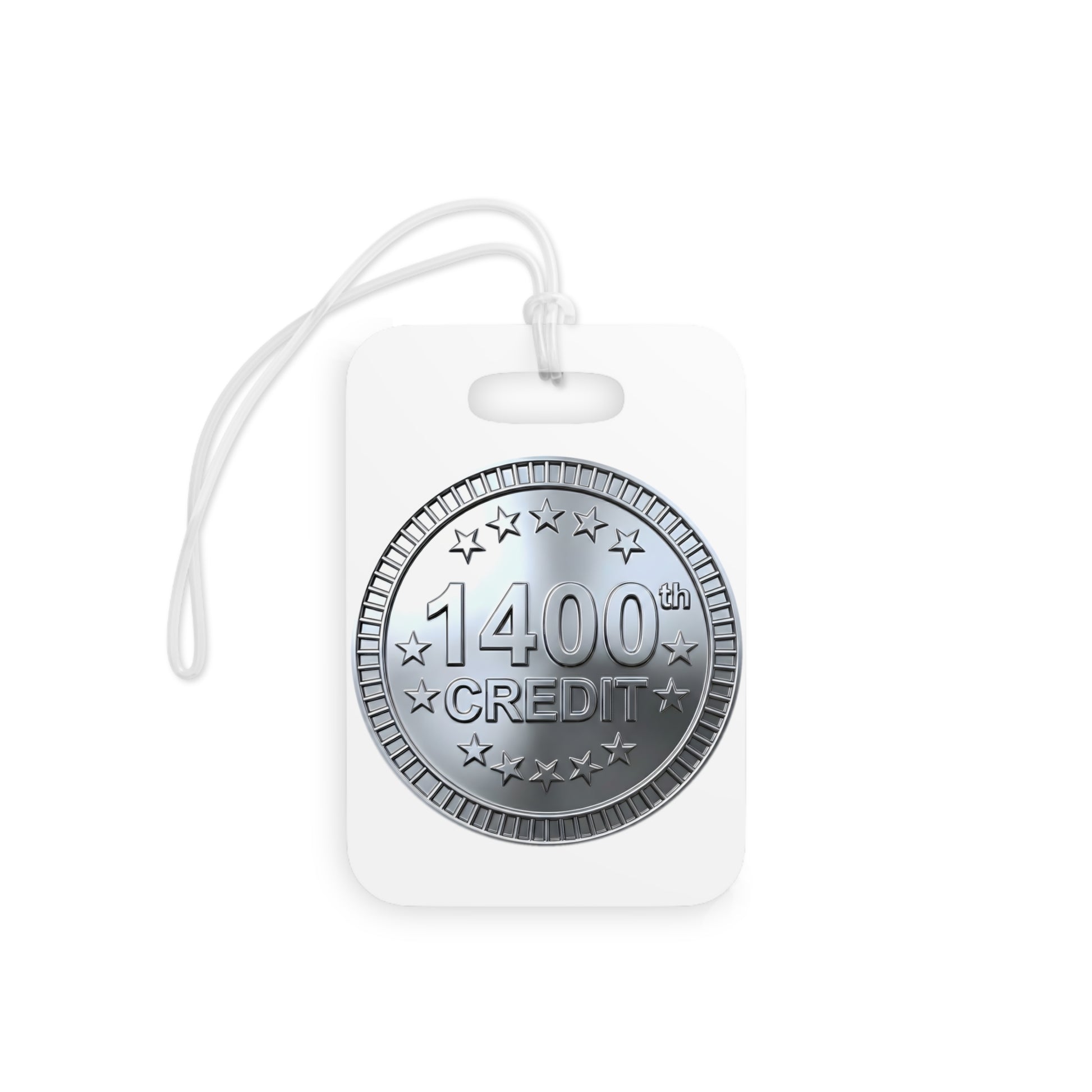 Platinum Coaster Club 1400th Credit Milestone Luggage Tag - THOOSIEMERCH product image