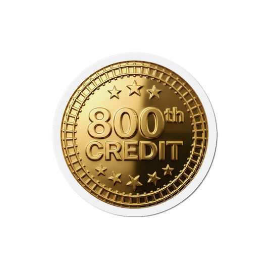 Gold Coaster Club 800th Credit Milestone Die-Cut Magnet - THOOSIEMERCH product image
