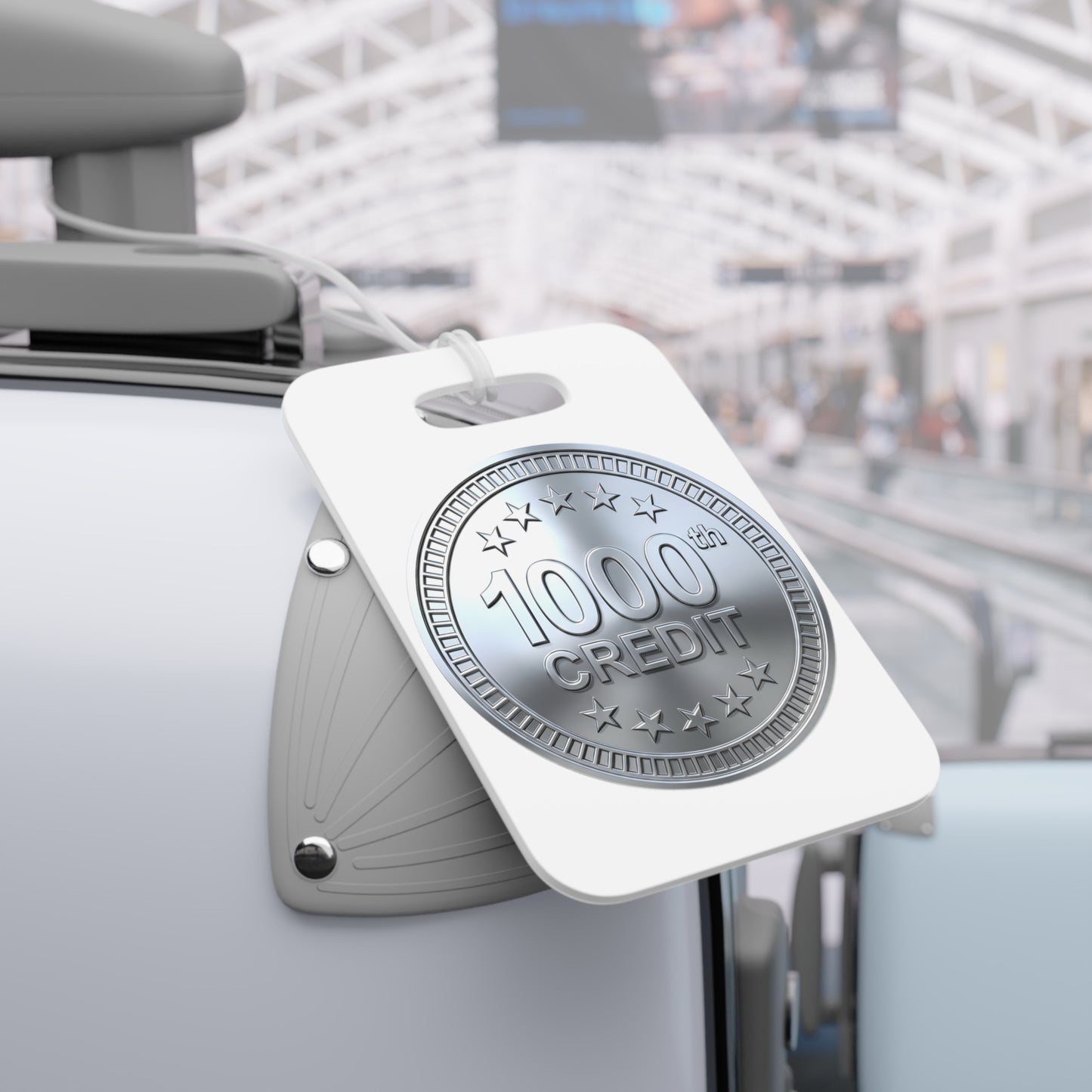 Platinum Coaster Club 1000th Credit Milestone Luggage Tag - THOOSIEMERCH product image