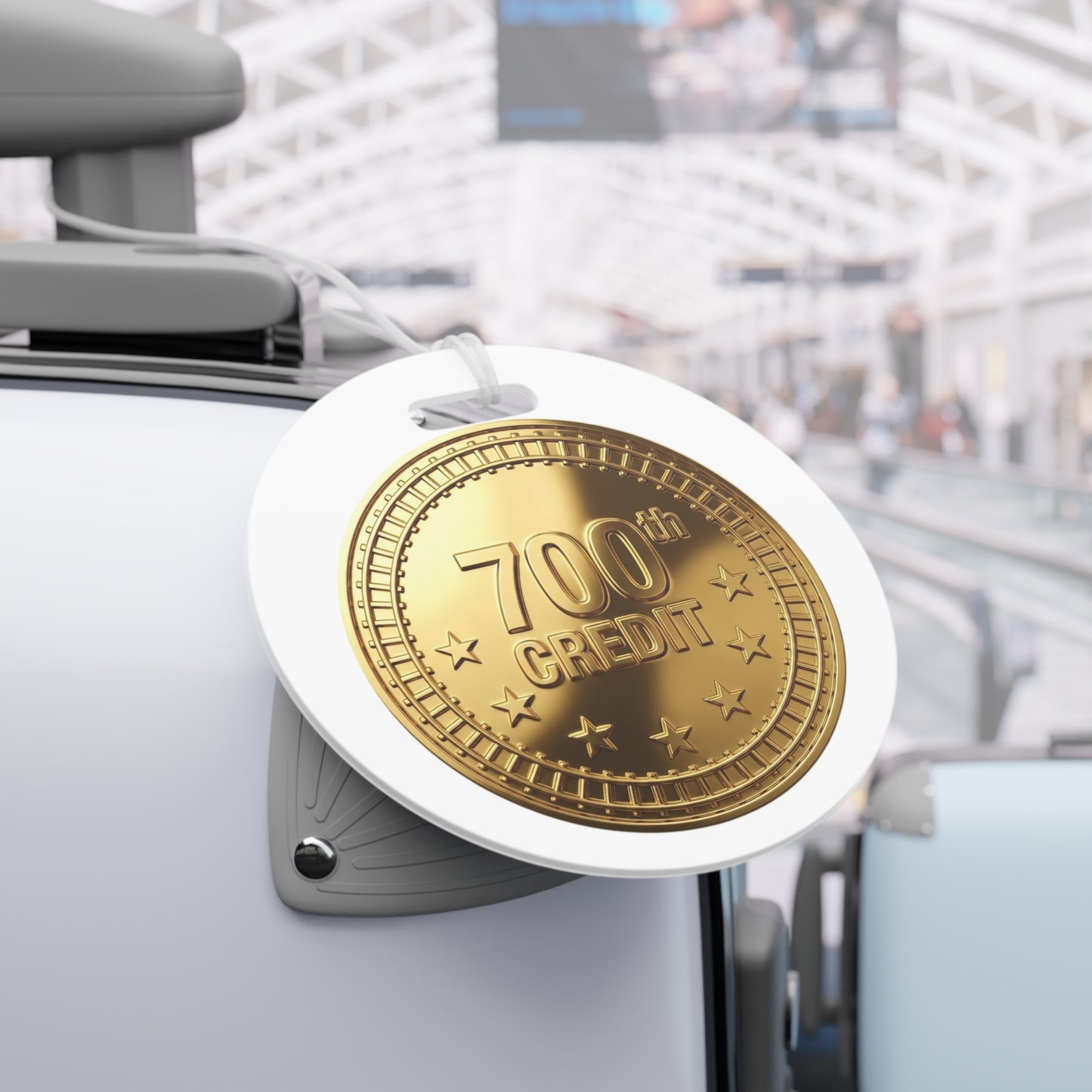 Gold Coaster Club 700th Credit Milestone Luggage Tag - THOOSIEMERCH product image