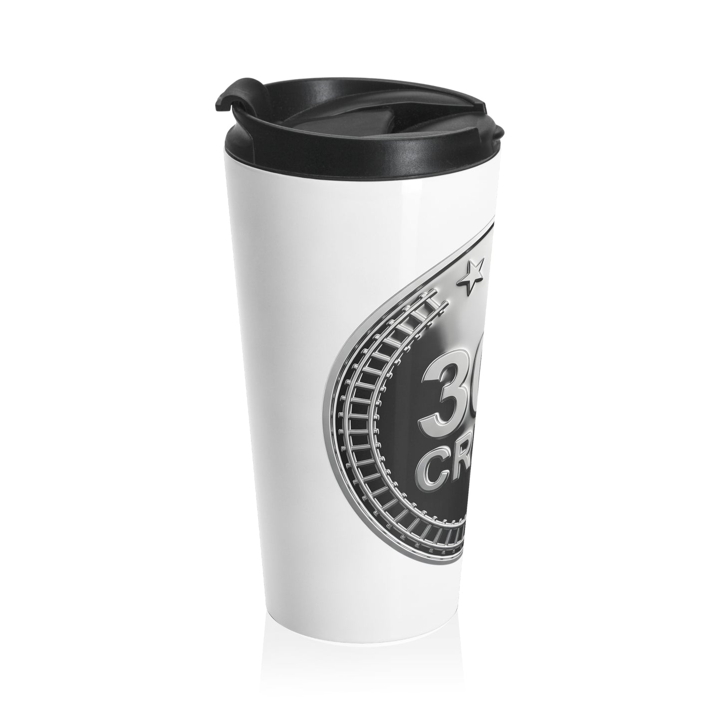 Silver Coaster Club 300th Credit Milestone Travel Mug - THOOSIEMERCH product image