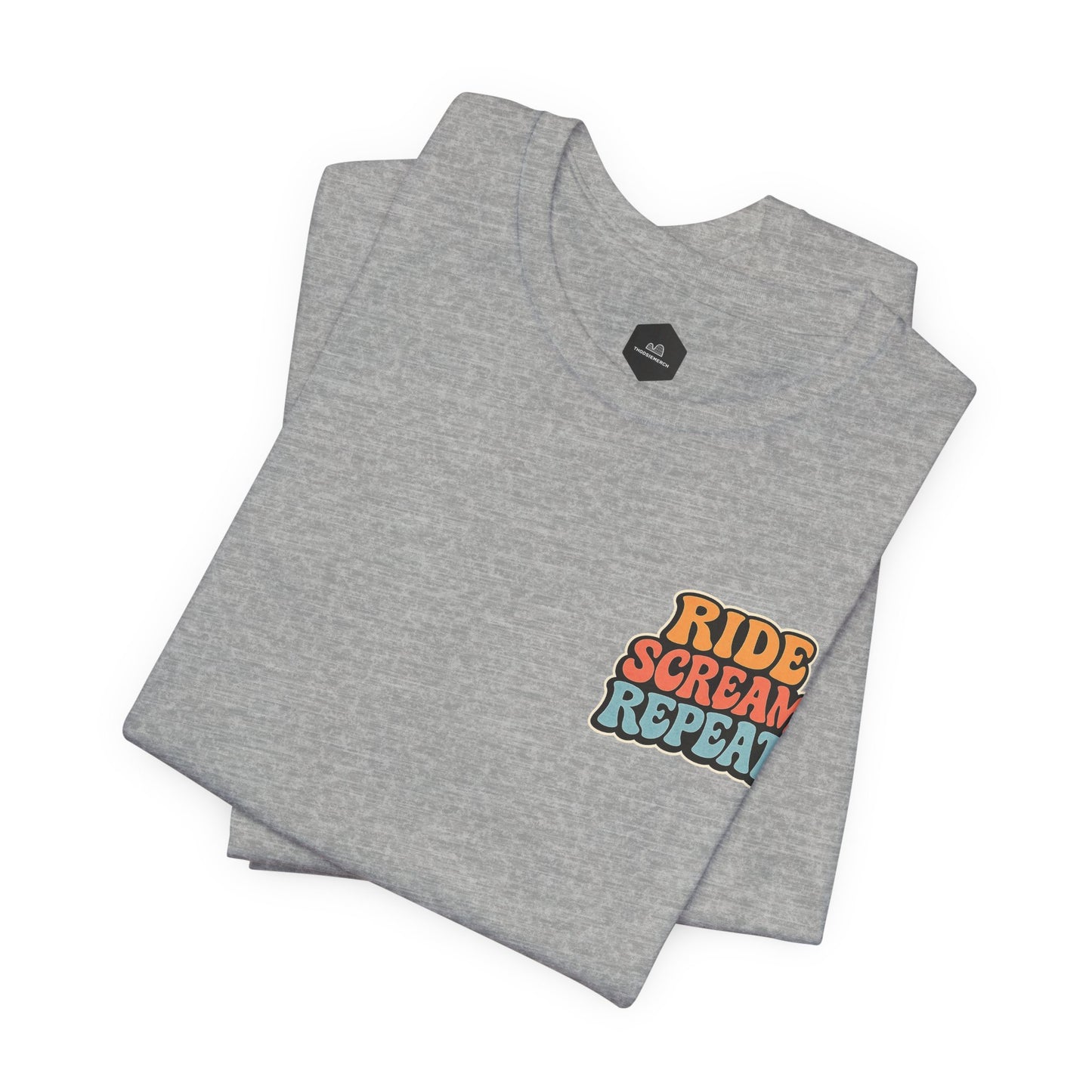 Ride Scream Repeat Retro Tee