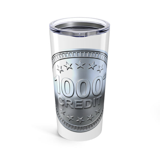 Platinum Coaster Club 1000th Credit Milestone Tumbler 20oz - THOOSIEMERCH product image
