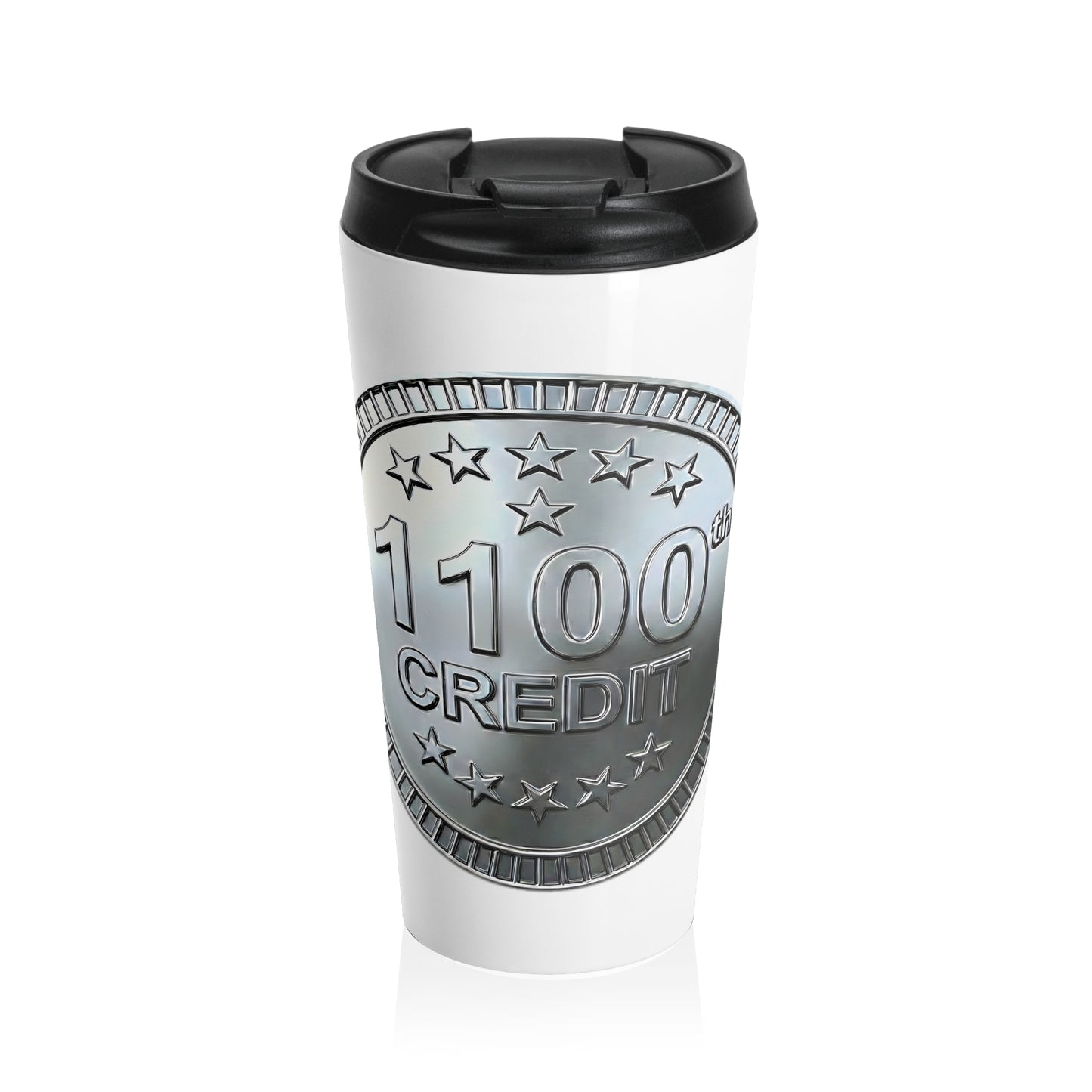 Platinum Coaster Club 1100th Credit Milestone Travel Mug - THOOSIEMERCH product image