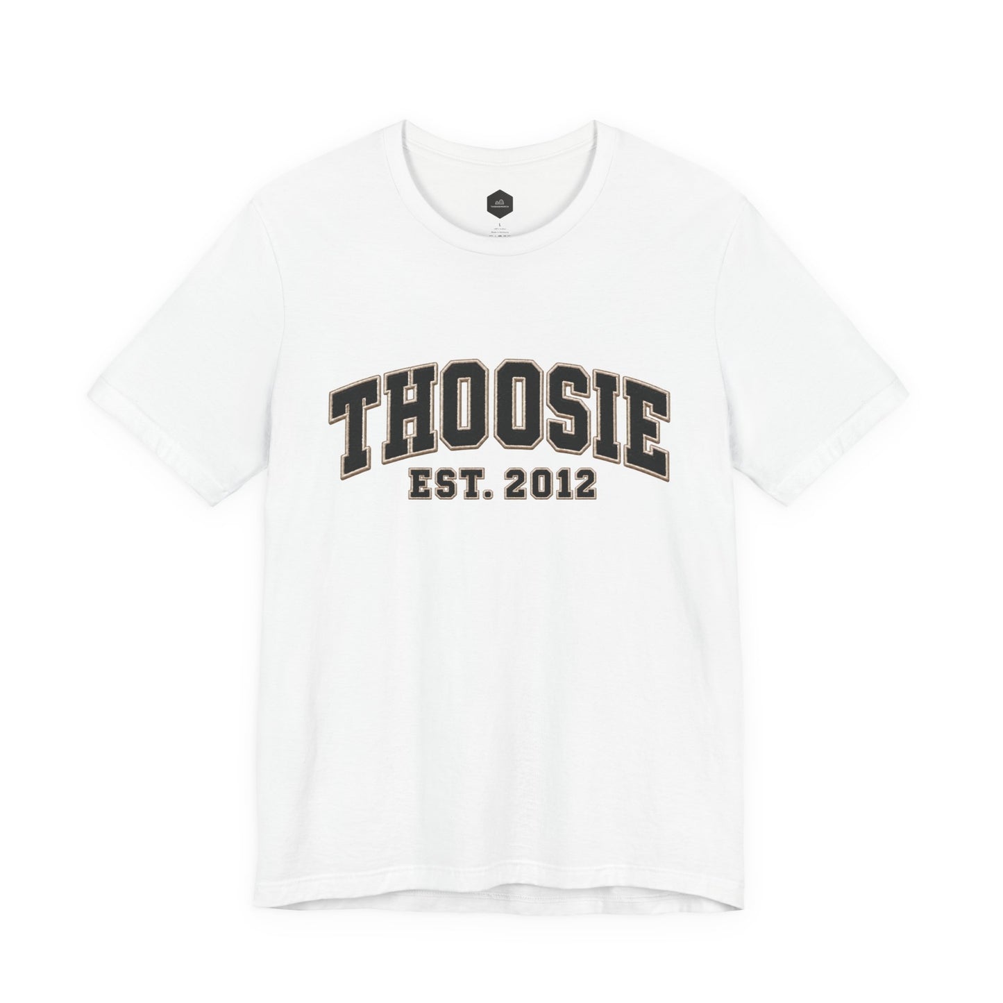 Born in 2012 Coaster Tee with vintage collegiate-style year graphic