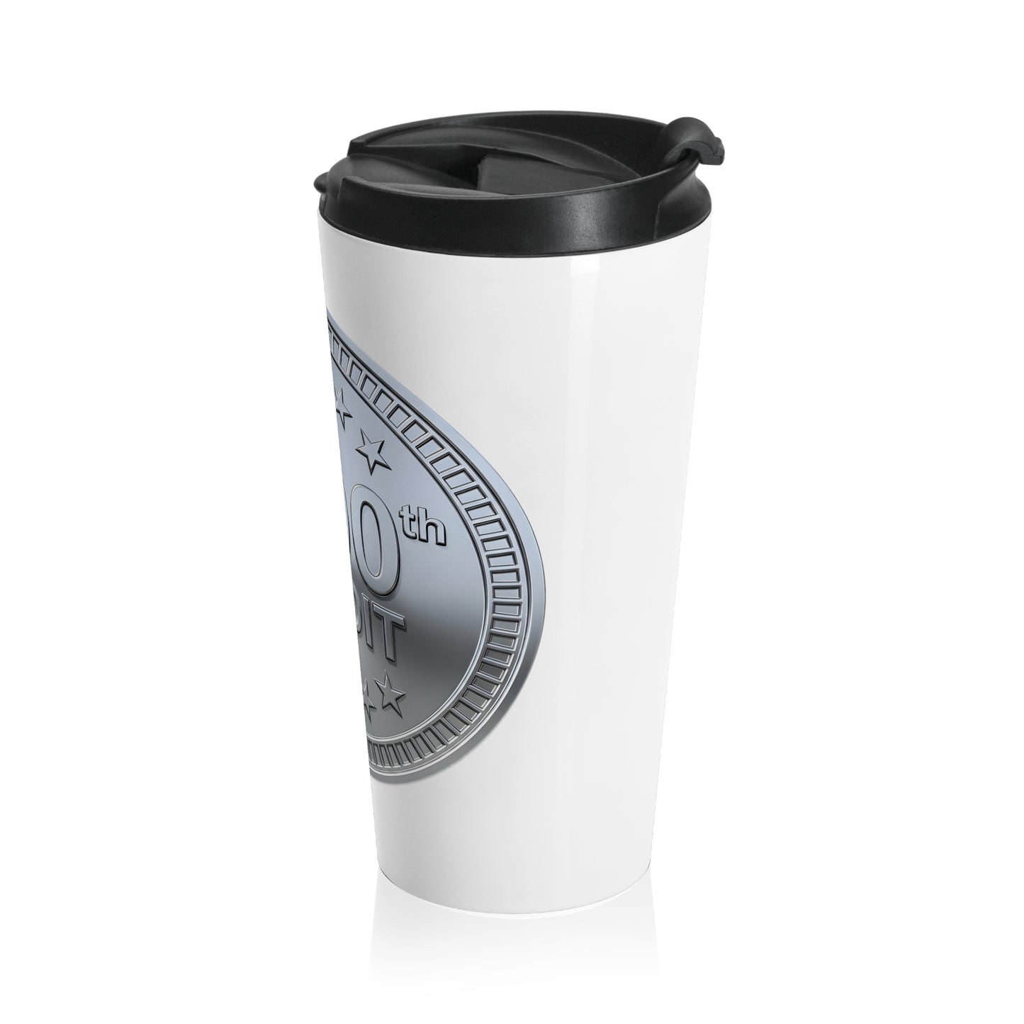 Platinum Coaster Club 1000th Credit Milestone Travel Mug - THOOSIEMERCH product image