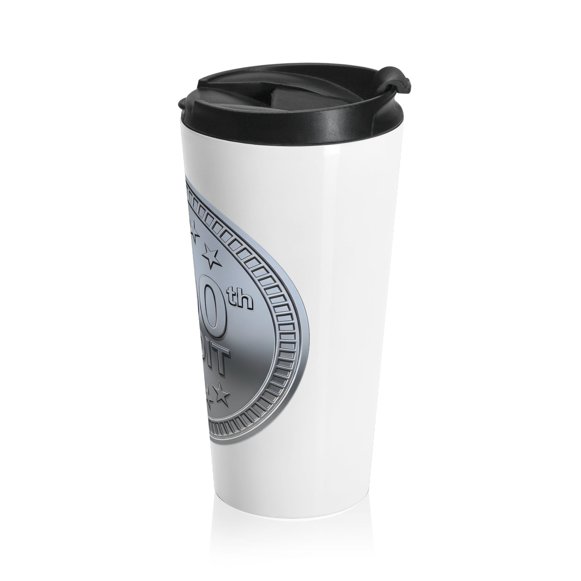 Platinum Coaster Club 1000th Credit Milestone Travel Mug - THOOSIEMERCH product image