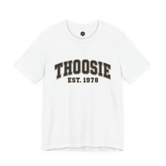 Born in 1978 Coaster Tee with vintage collegiate year graphic