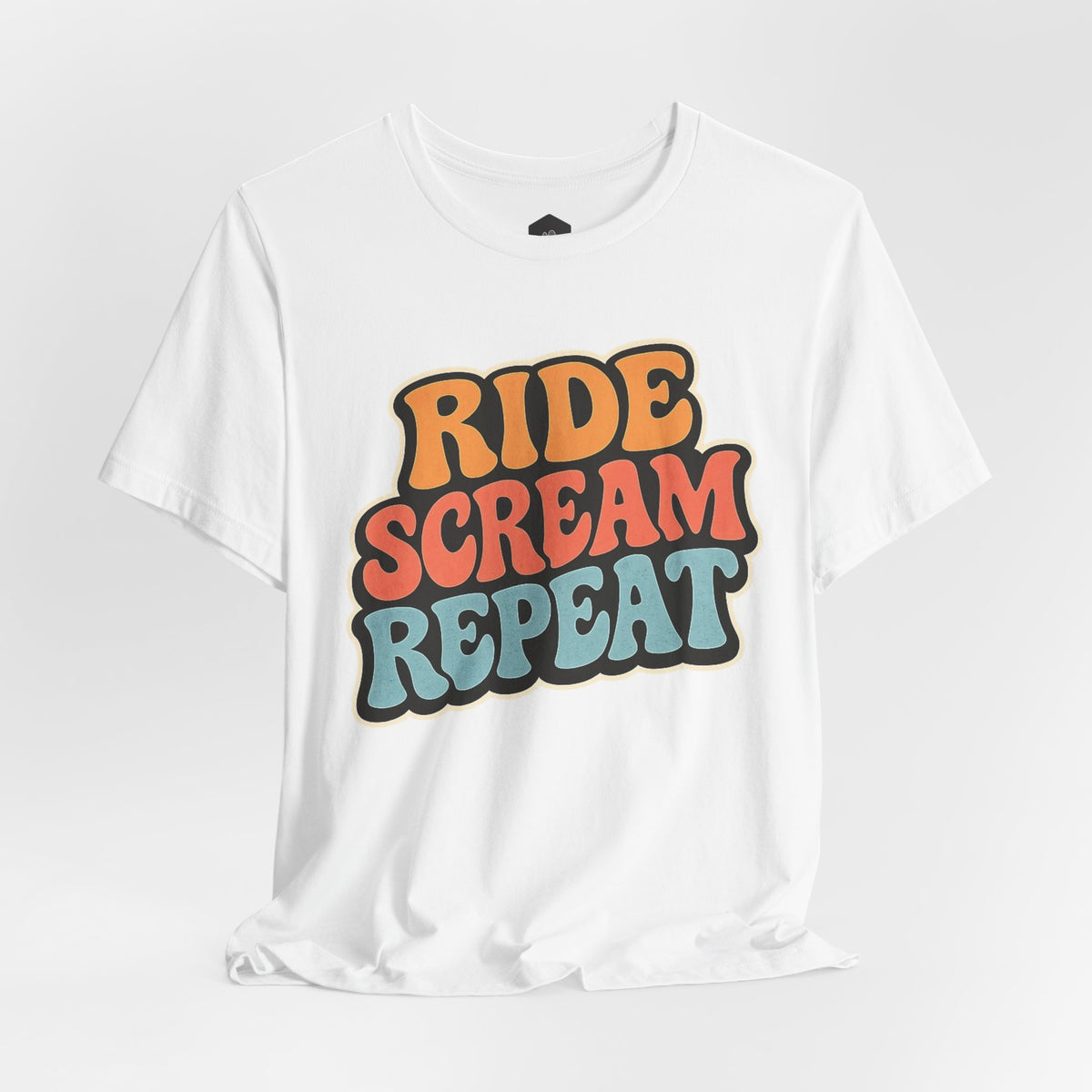 Ride Scream Repeat Retro Tee