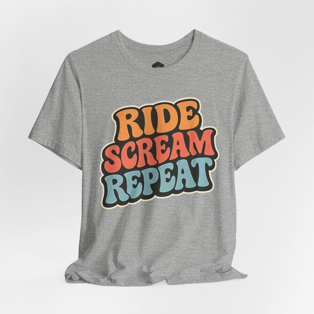 Ride Scream Repeat Retro Tee