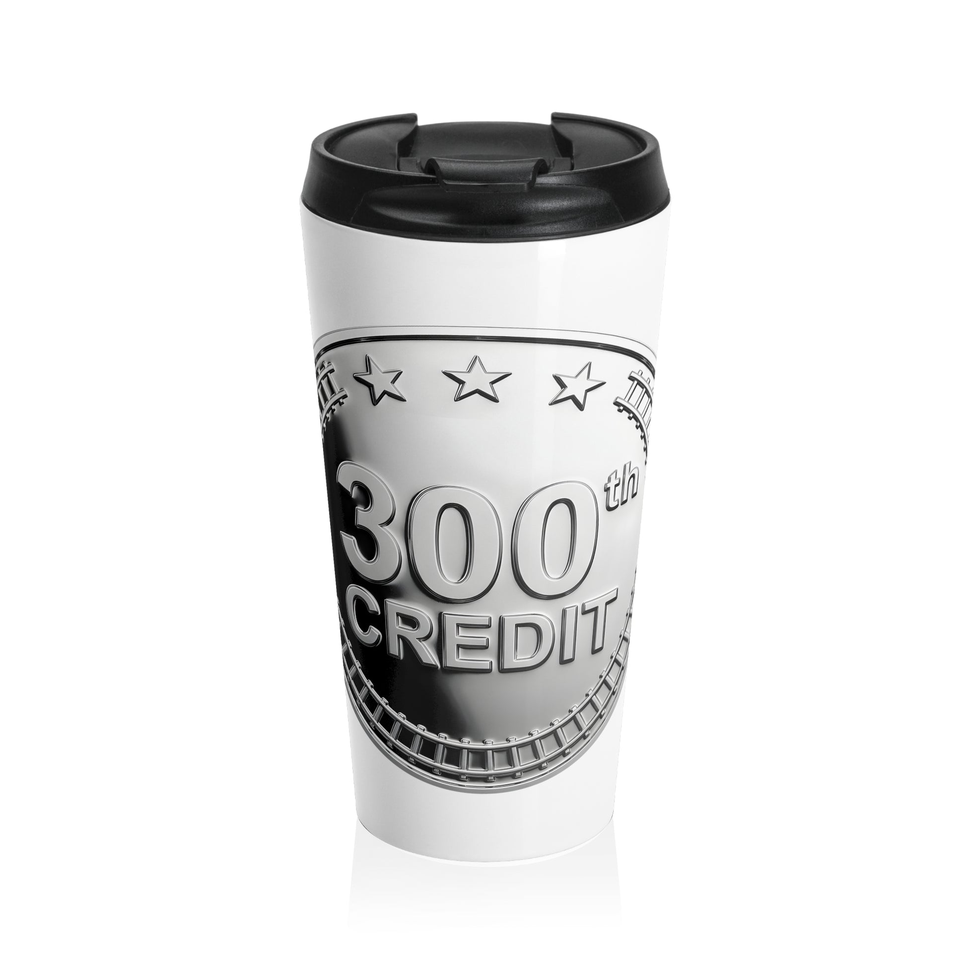 Silver Coaster Club 300th Credit Milestone Travel Mug - THOOSIEMERCH product image