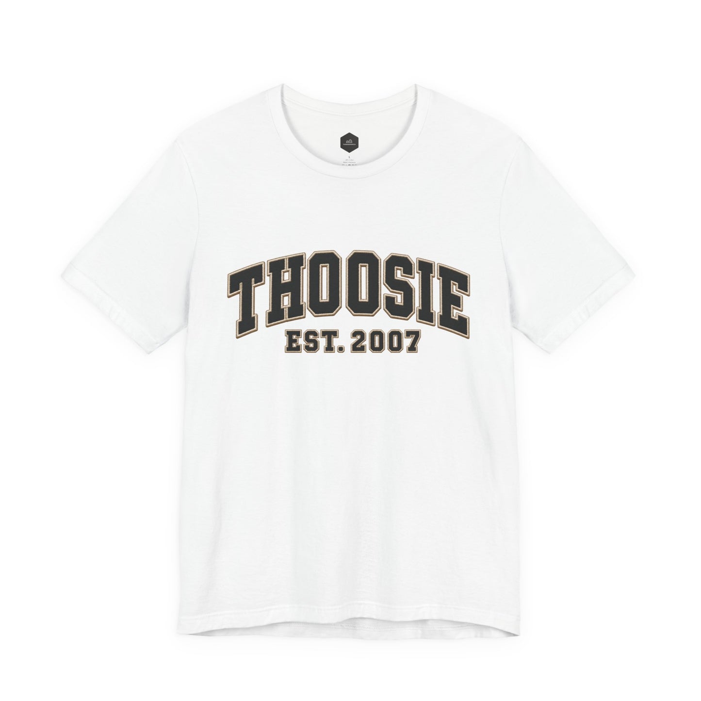 Born in 2007 Coaster Tee with vintage collegiate-style year graphic
