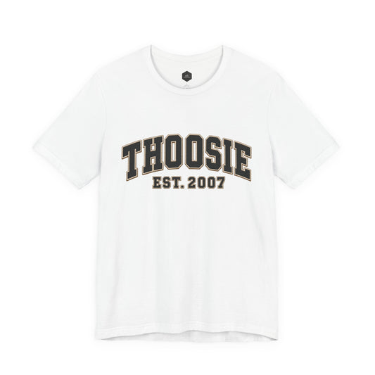 Born in 2007 Coaster Tee with vintage collegiate year graphic