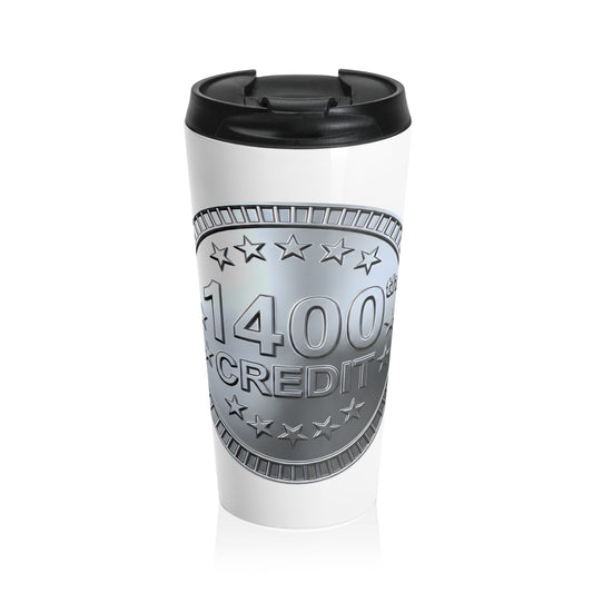 Platinum Coaster Club 1400th Credit Milestone Travel Mug - THOOSIEMERCH product image