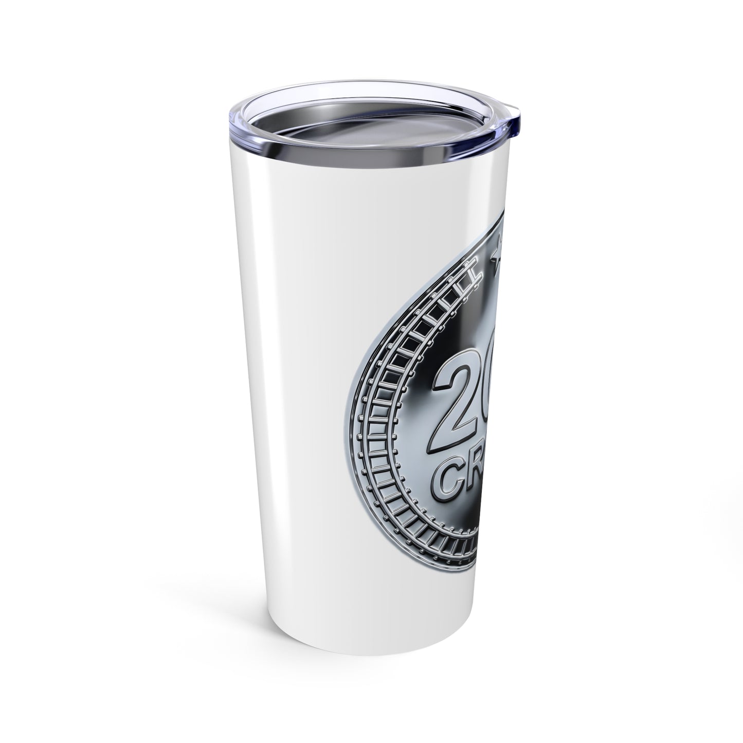Silver Coaster Club 200th Credit Milestone Tumbler 20oz - THOOSIEMERCH product image