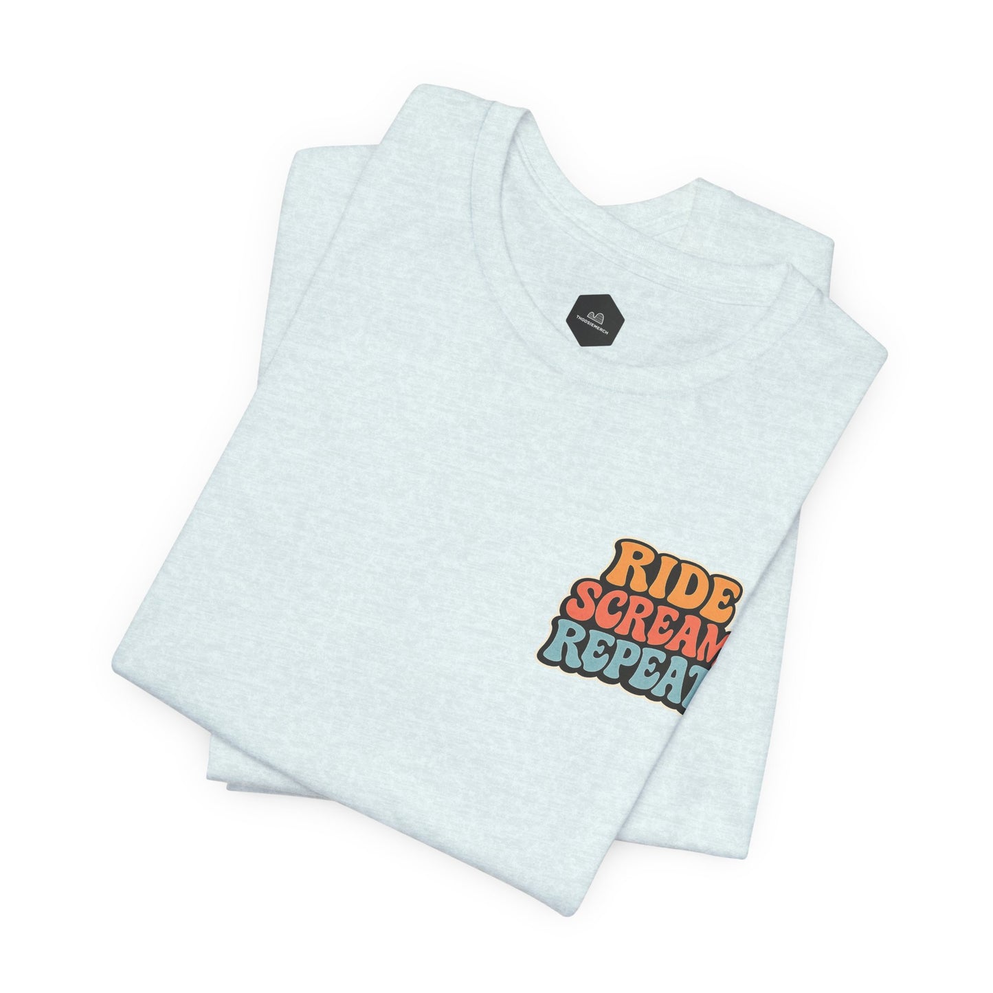 Ride Scream Repeat Retro Tee